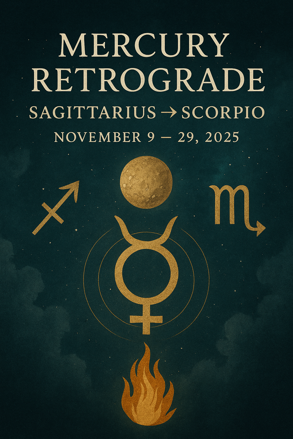 🔮 Mercury Retrograde: From Fire to Depth