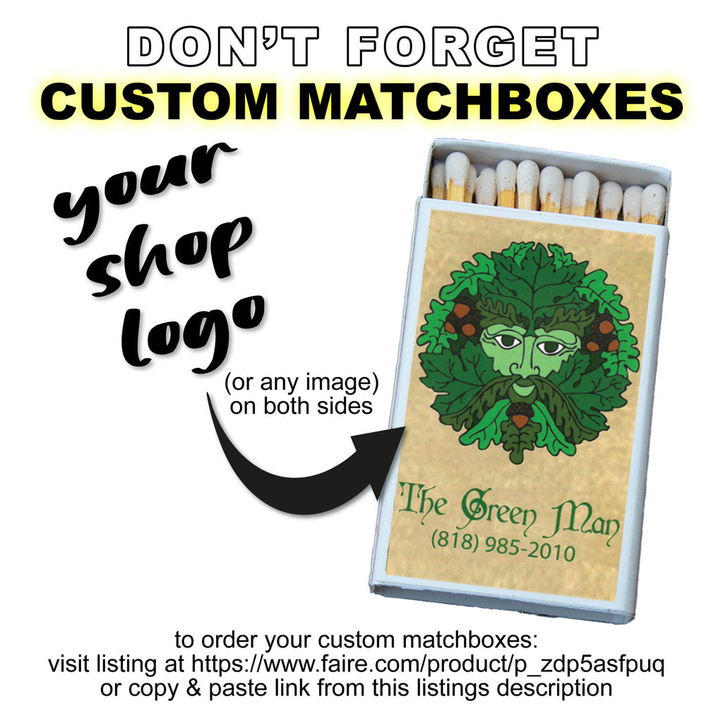 Zodiac Wheel Matchbox • Decorative Matches • Candle Acc