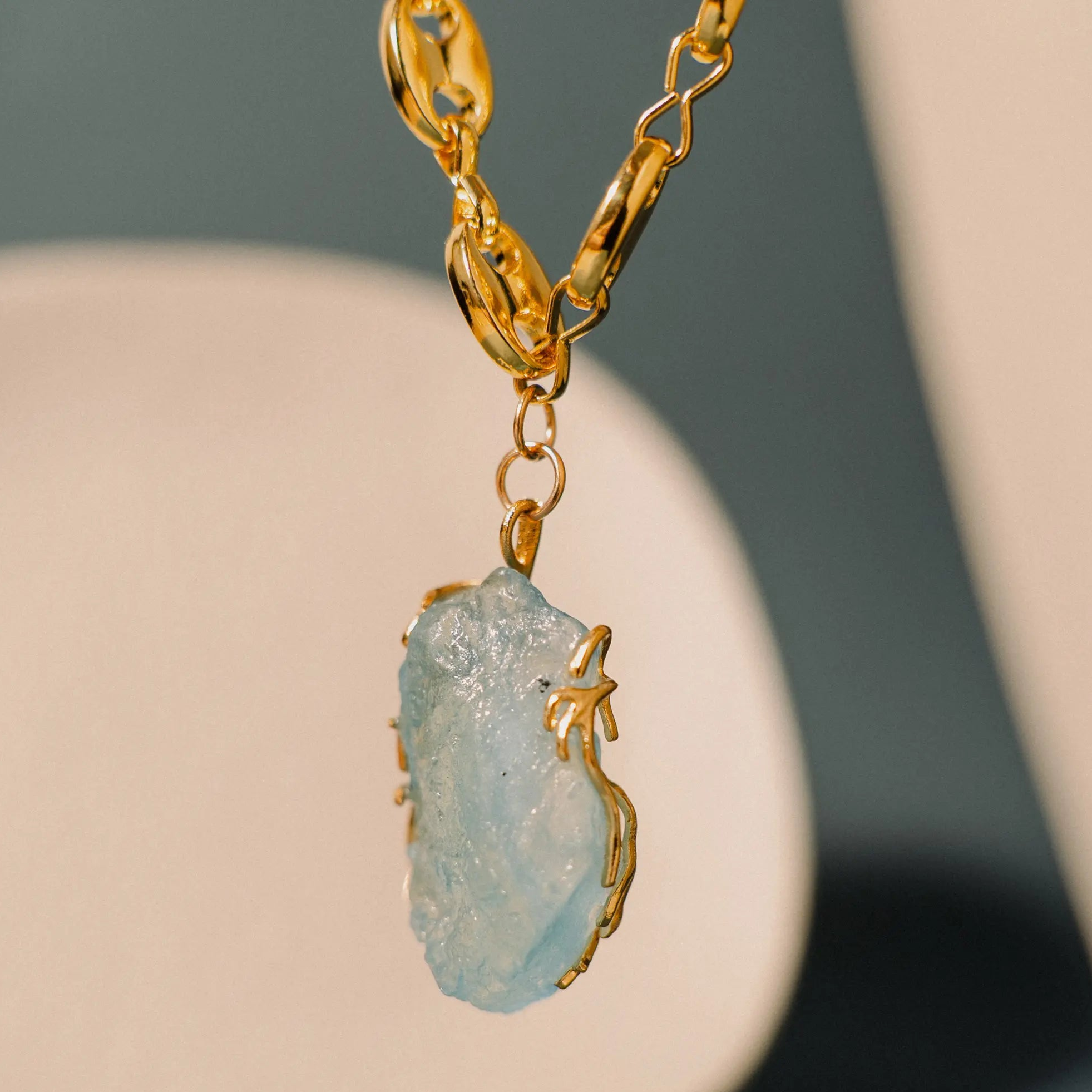 Aquamarine necklace