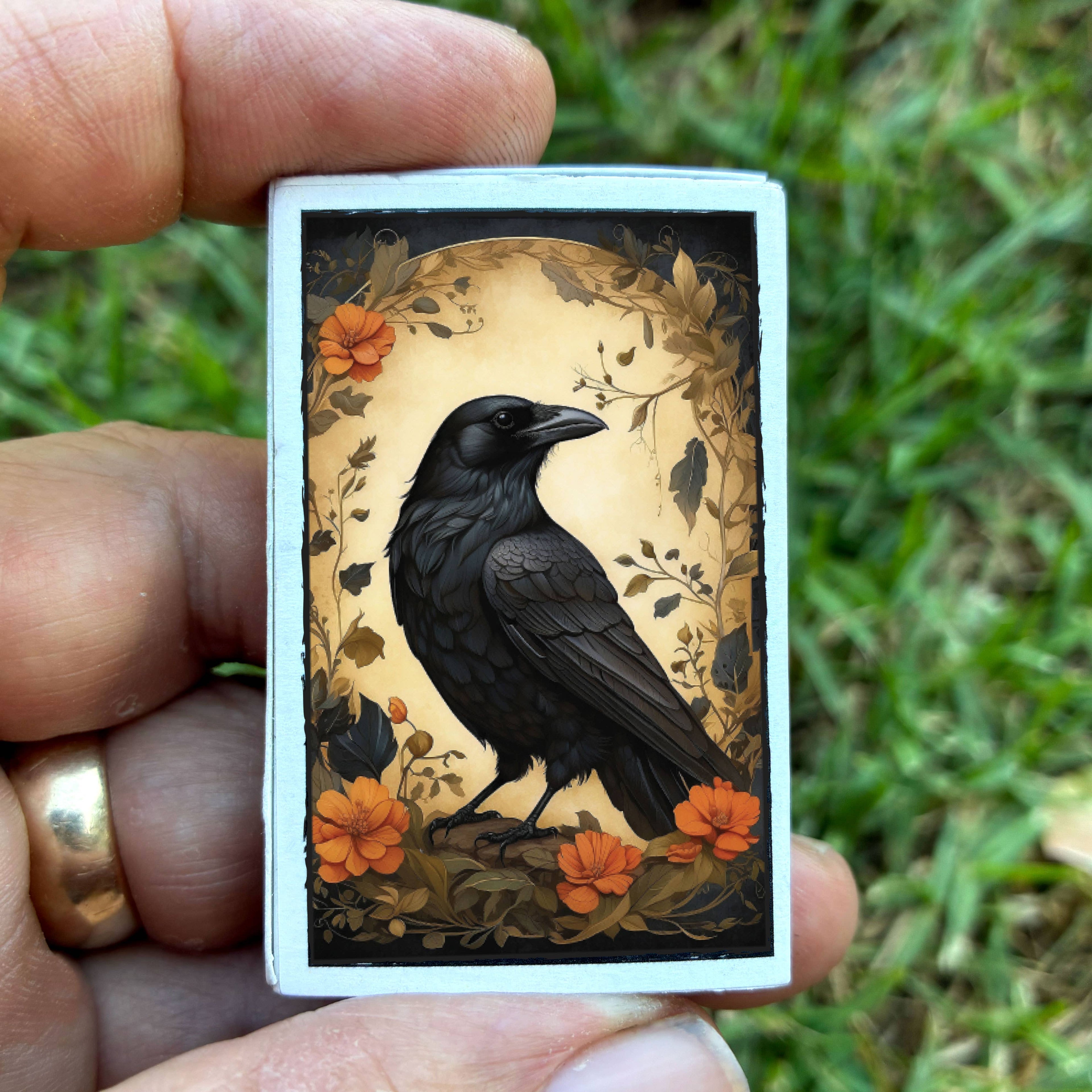 Raven Matchbox • Matches • Candle Acc • Stocking Stuffer