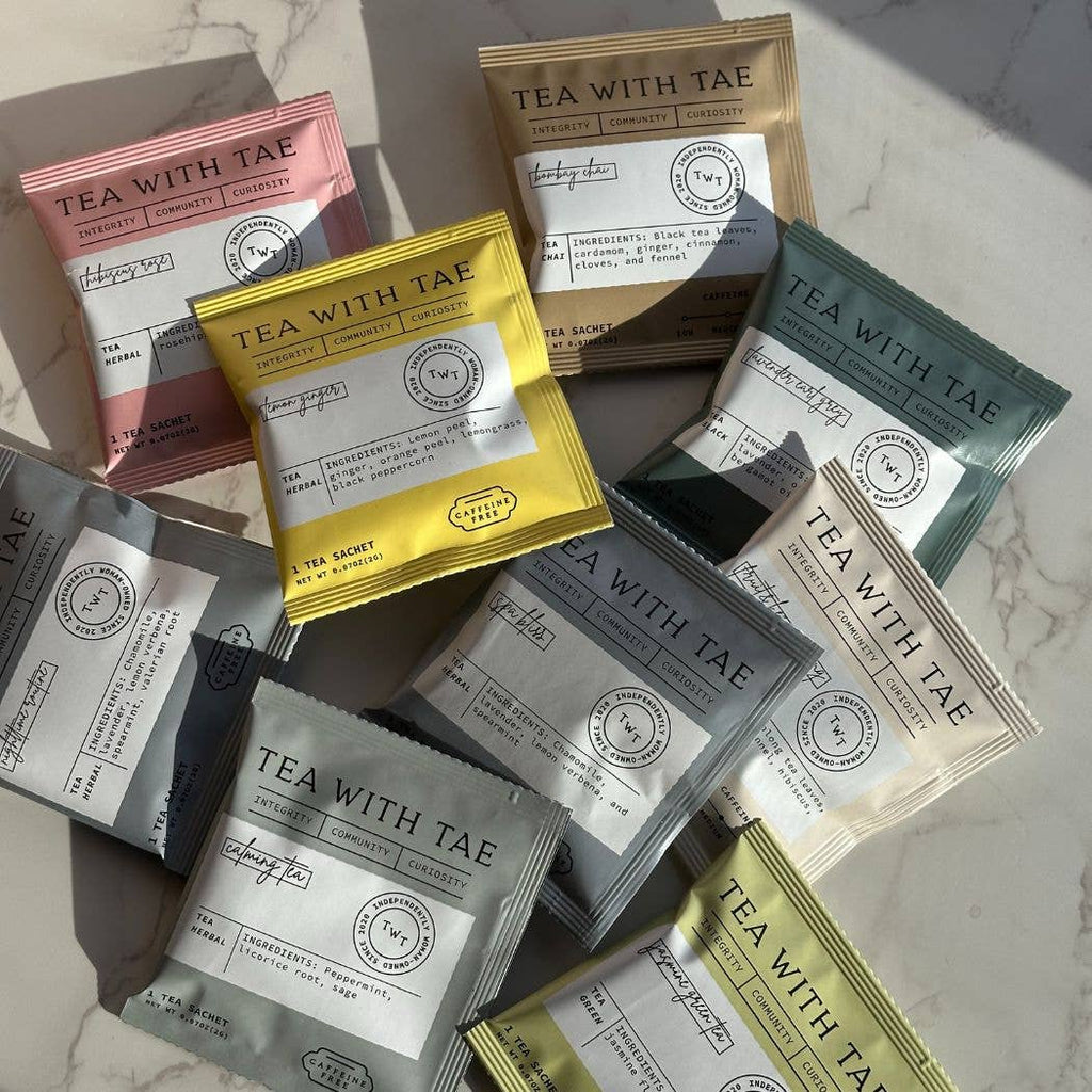 Spa Bliss Herbal Relaxing Tea - Individually Wrapped Tea Bag