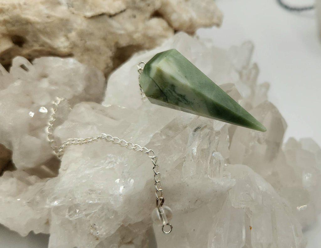 Serpentine Pendulum w/Silver Plated Chain