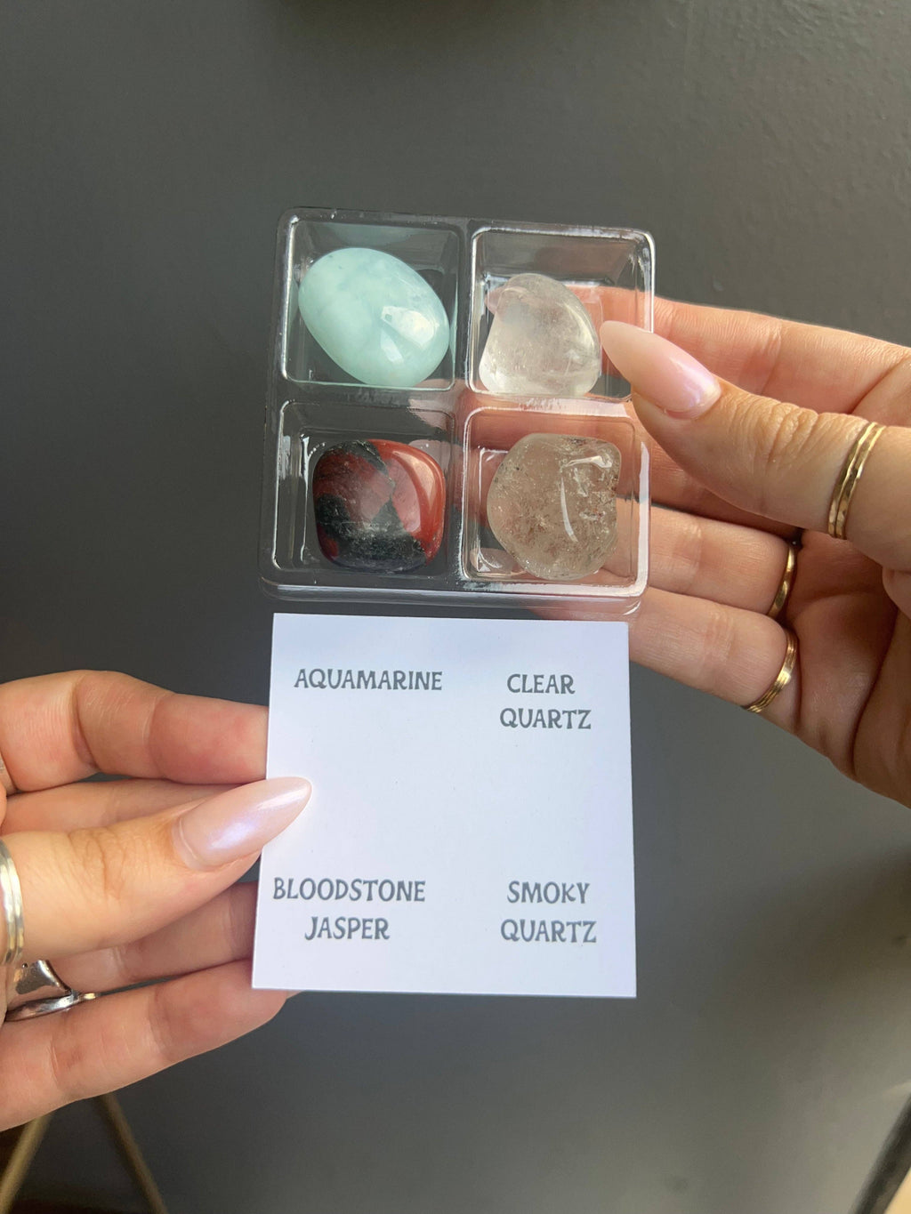 Pisces Zodiac Tumbled Crystal Set - Intuition & Healing