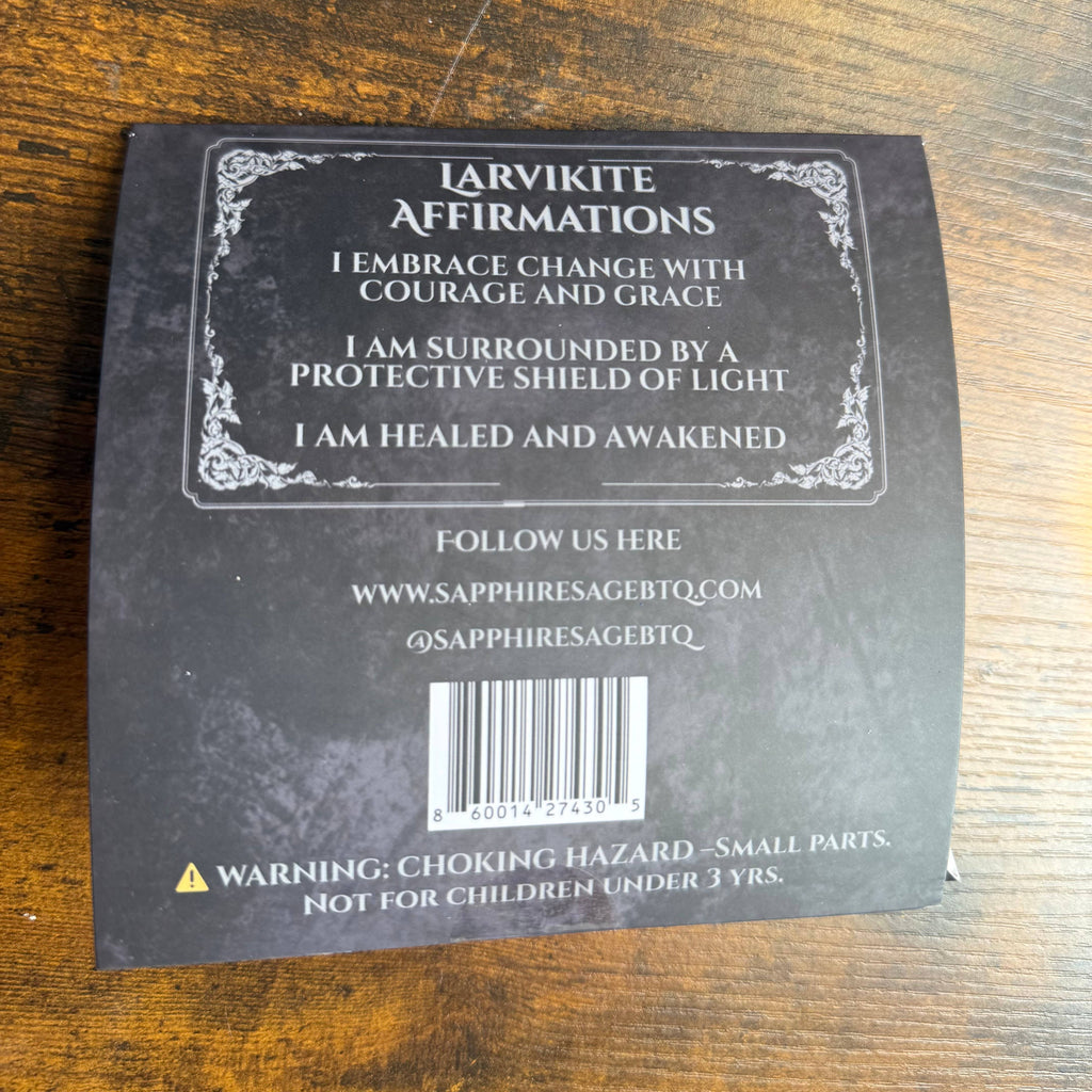 Crystal Bookmark – Larvikite