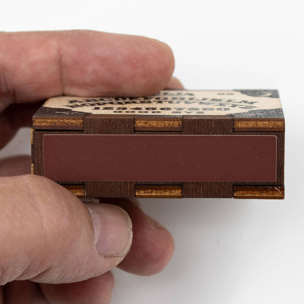 Ouija Board Wooden Matchbox •  Matches • Candle Accessory