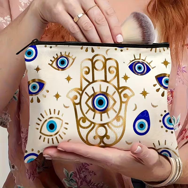 Evil Eye Makeup Bag