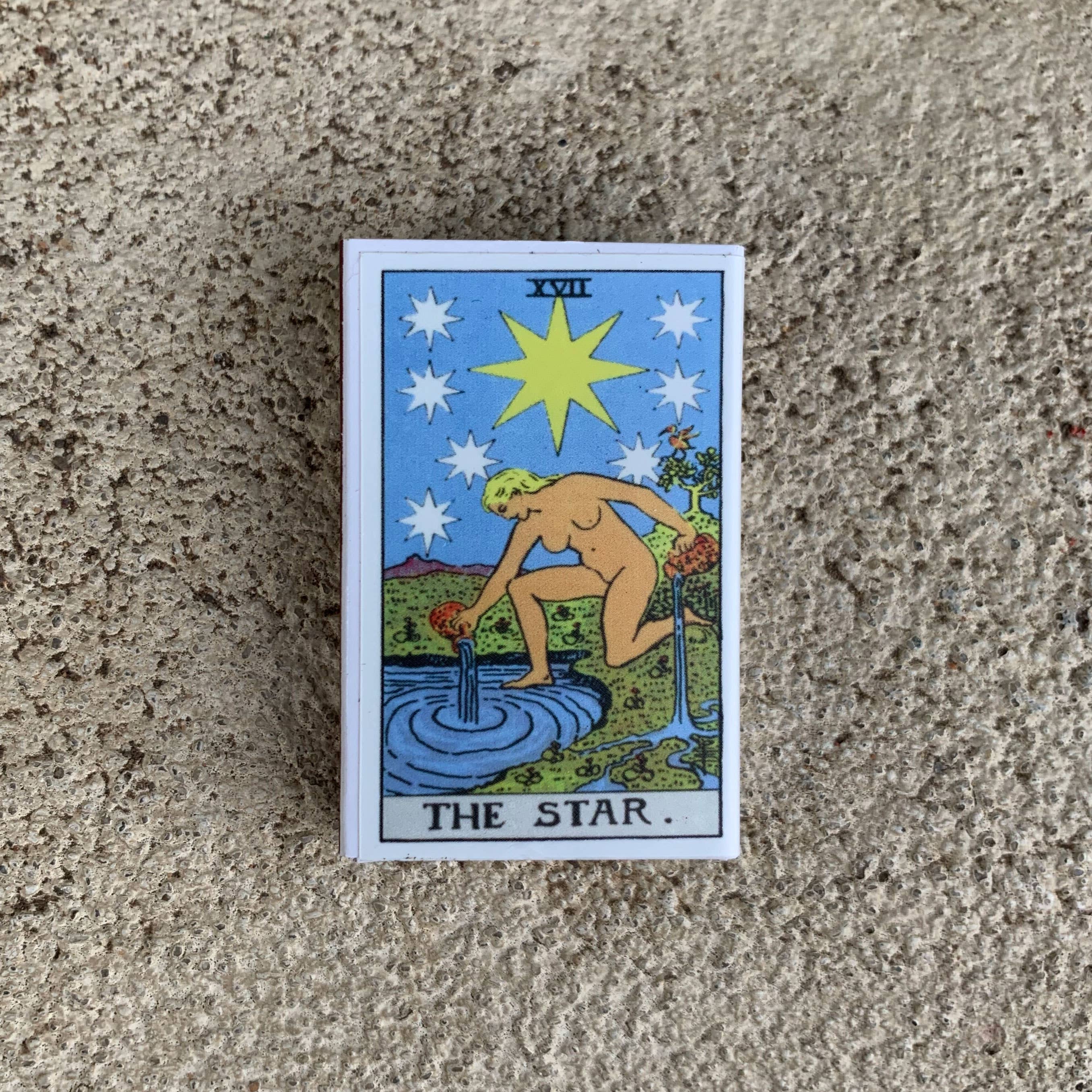 Tarot Matchbox - The Star • Accessories for your Candles