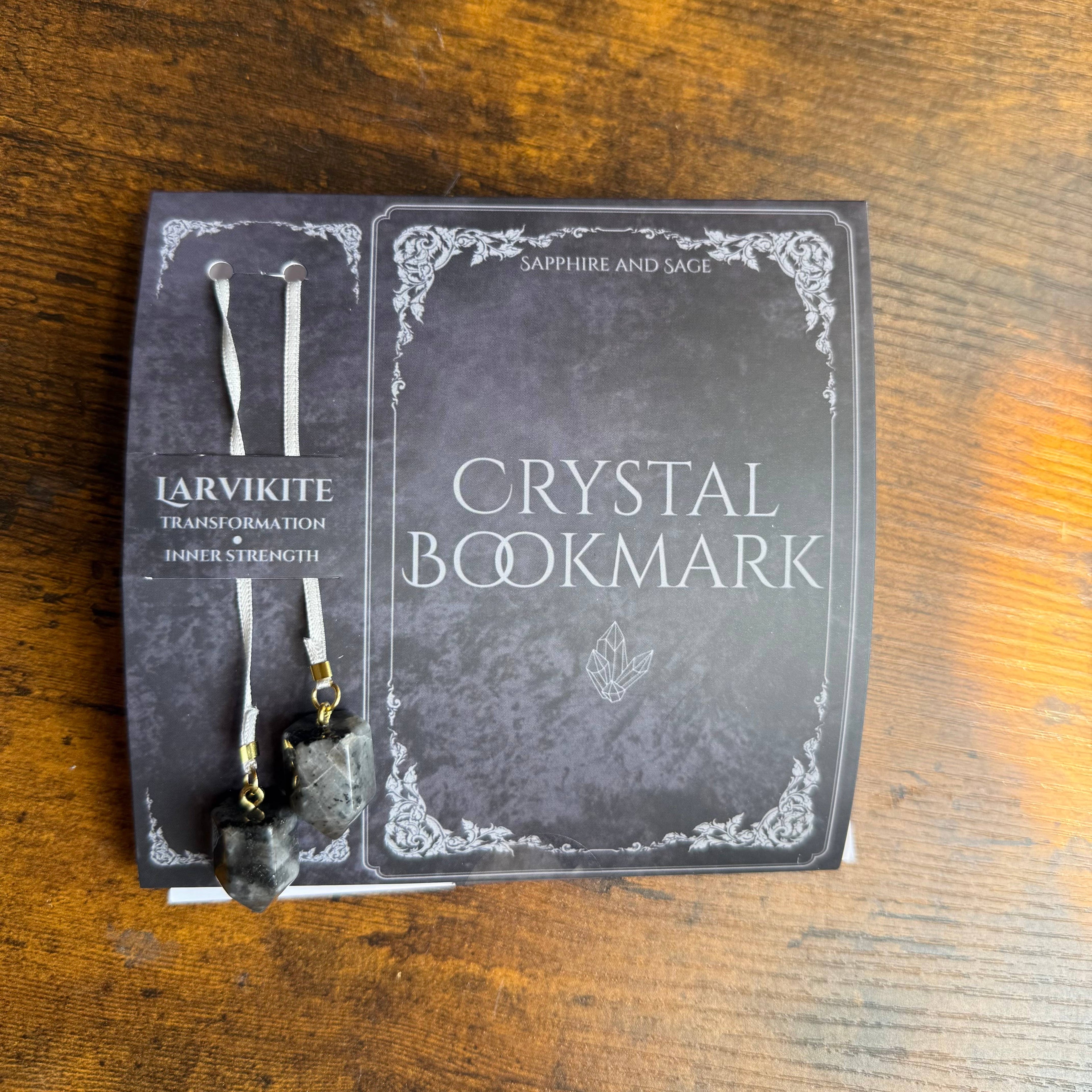 Crystal Bookmark – Larvikite