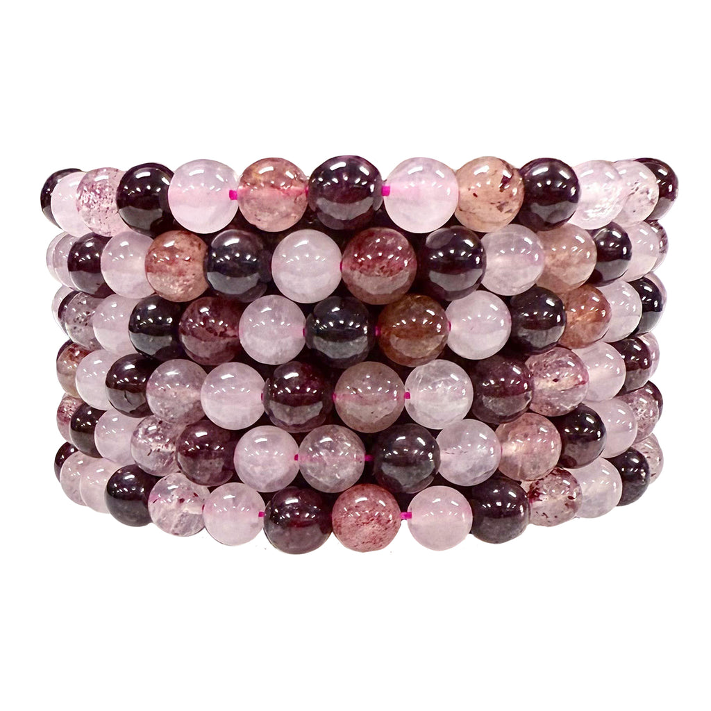 Natural Heart Chakra 6mm 7.5” Crystal Stretc