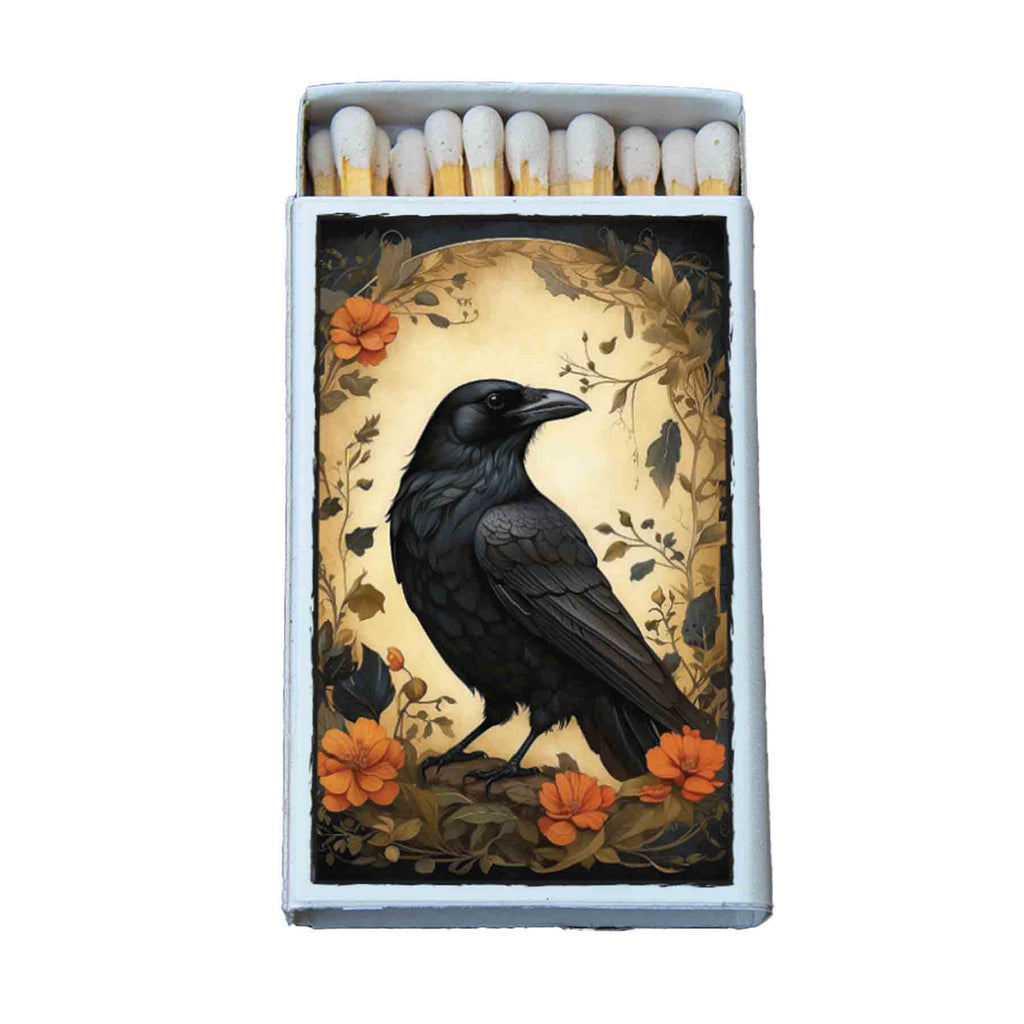 Raven Matchbox • Matches • Candle Acc • Stocking Stuffer