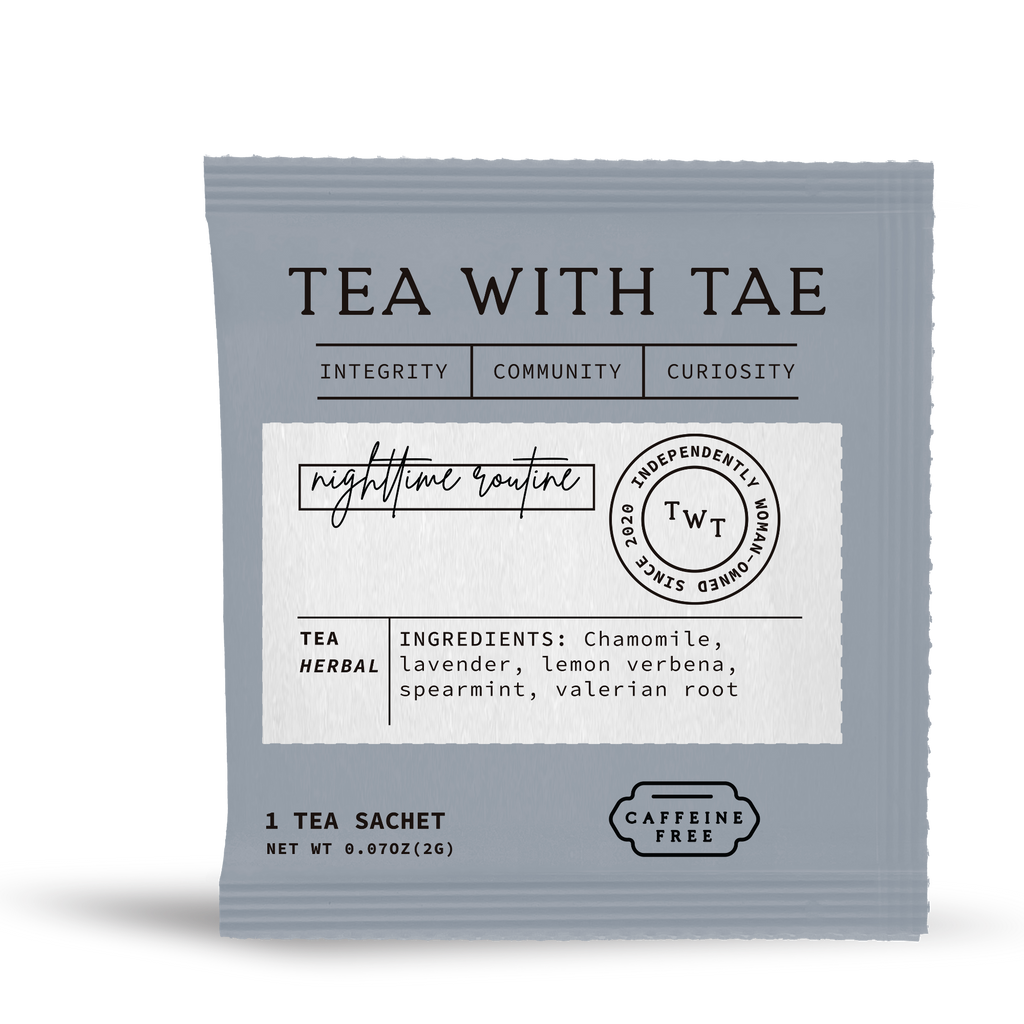 Nighttime Routine Herbal Sleep Tea - Individually Wrapped Tea Bag