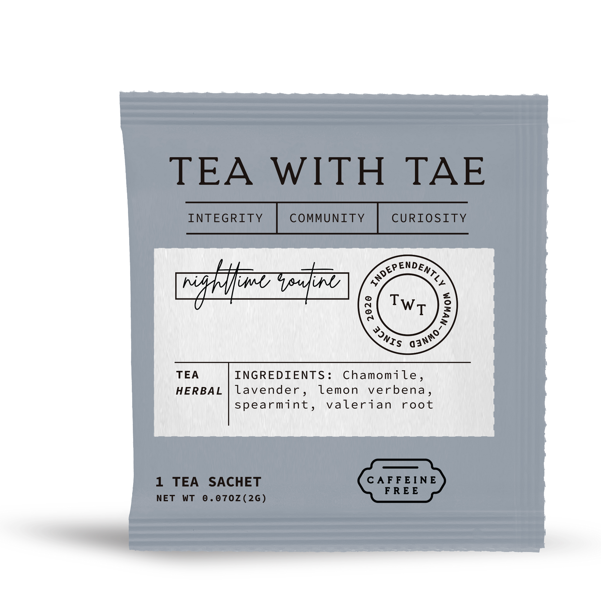 Nighttime Routine Herbal Sleep Tea - Individually Wrapped Tea Bag