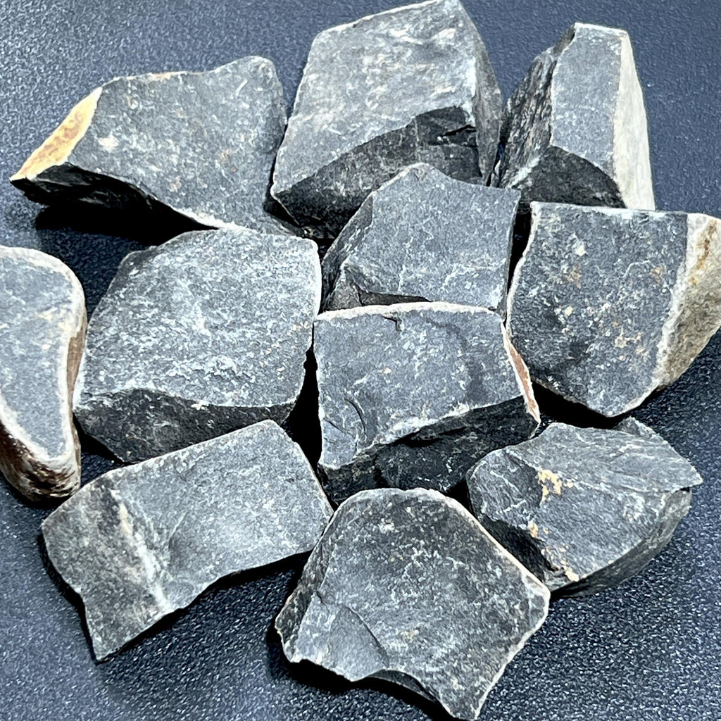 Black Basalt Igneous Volcanic Crystal Rough Raw Stones (By The Piece or Pound) Wholesale