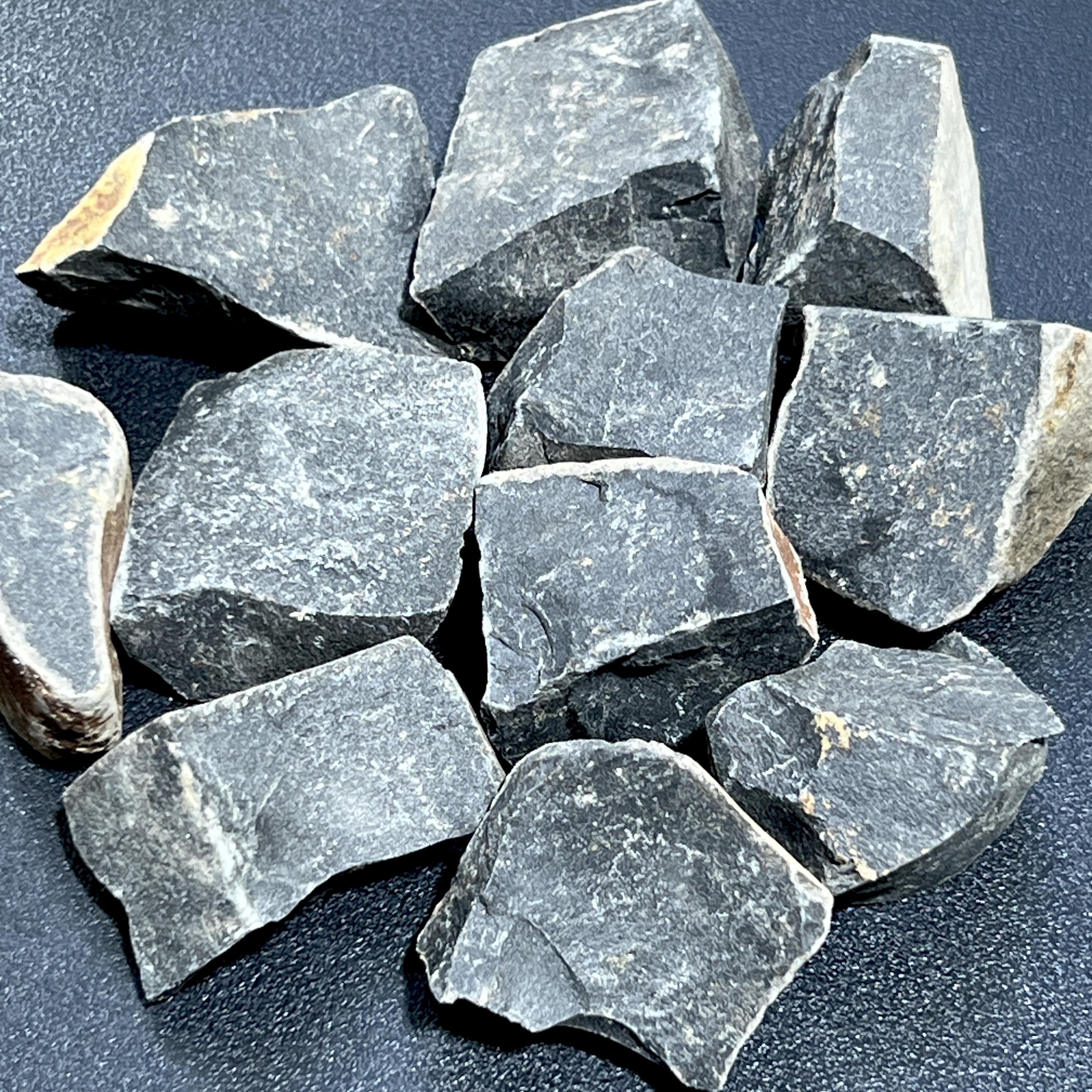 Black Basalt Igneous Volcanic Crystal Rough Raw Stones (By The Piece or Pound) Wholesale