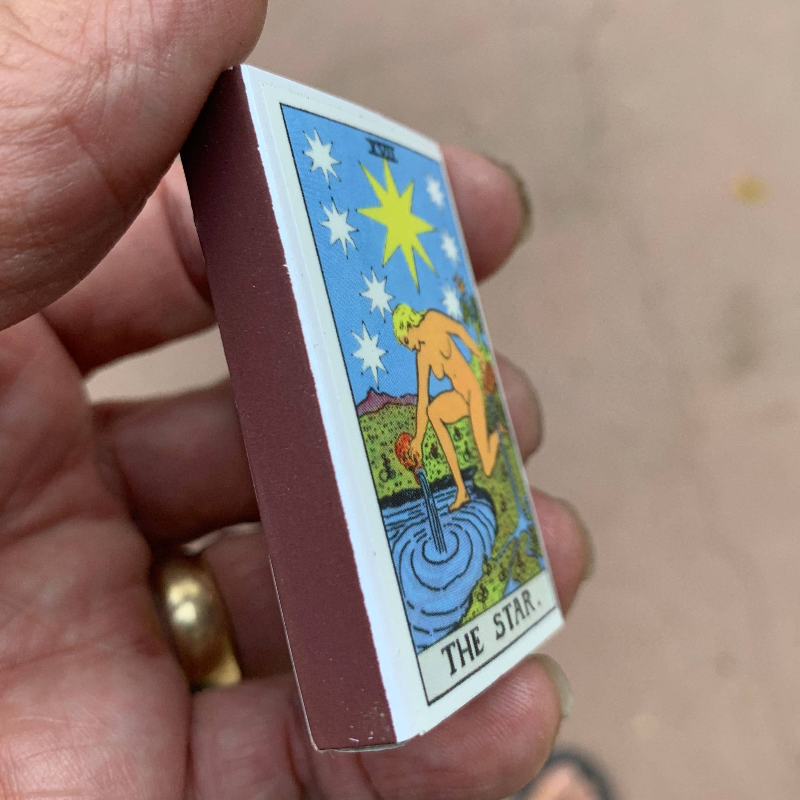 Tarot Matchbox - The Star • Accessories for your Candles