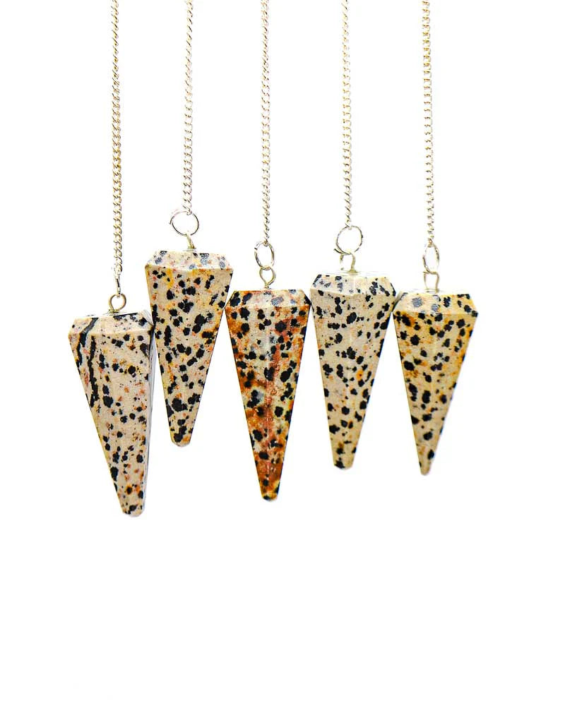 Dalmation Jasper Pendulum