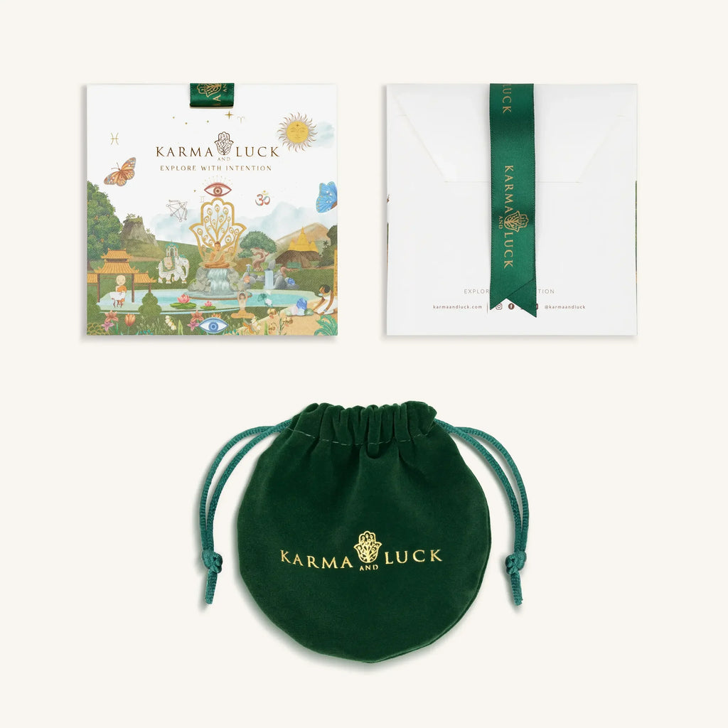 Gracious Guardian Gold Evil Eye & Hamsa Necklace