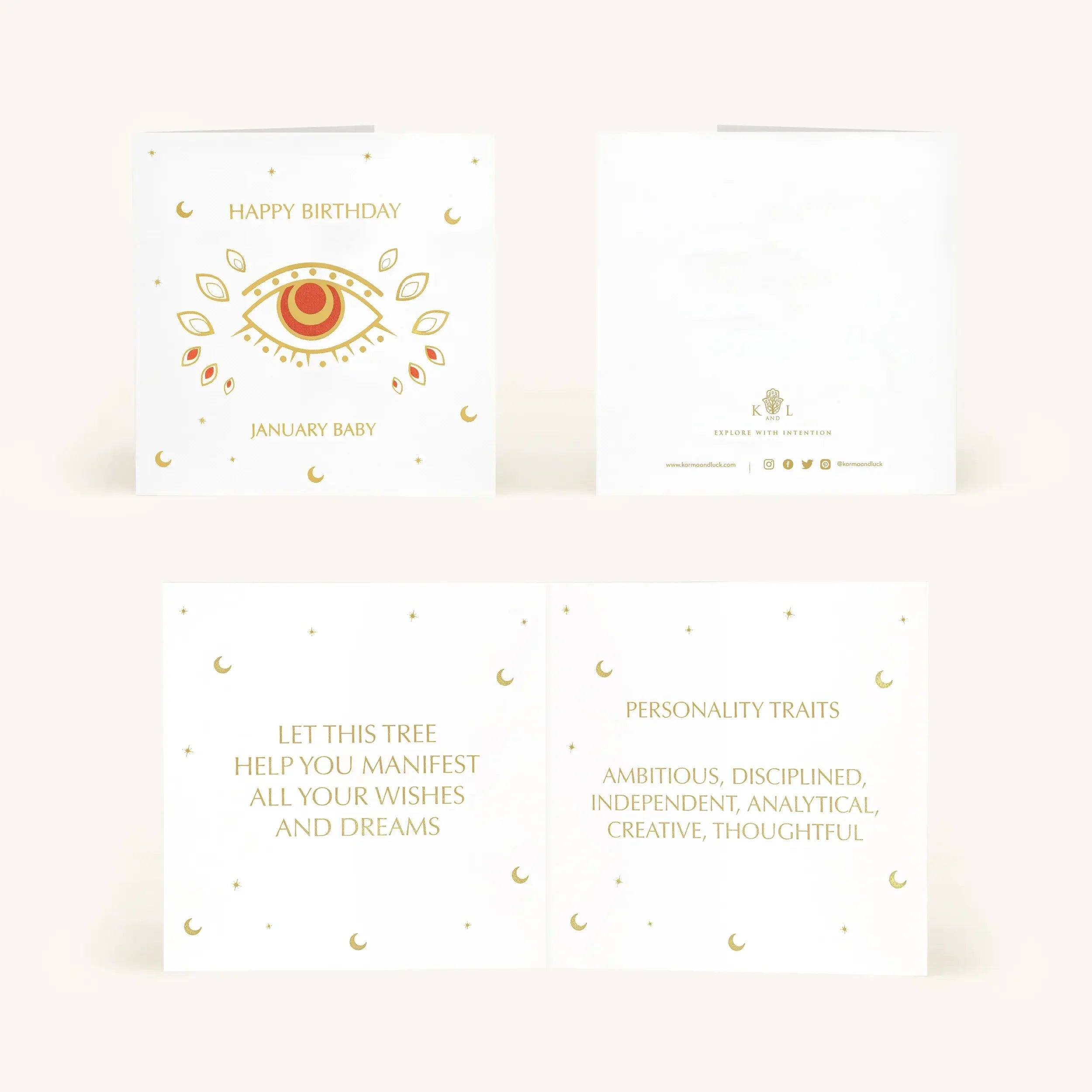 Ambitious Spirit Garnet January Birthday Tree