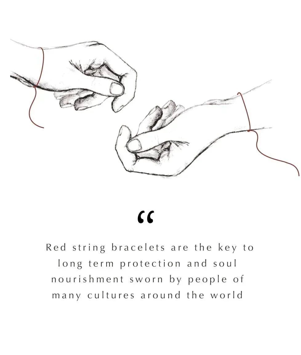 Gifted & Blessed Hamsa Malachite Red String Bracelet