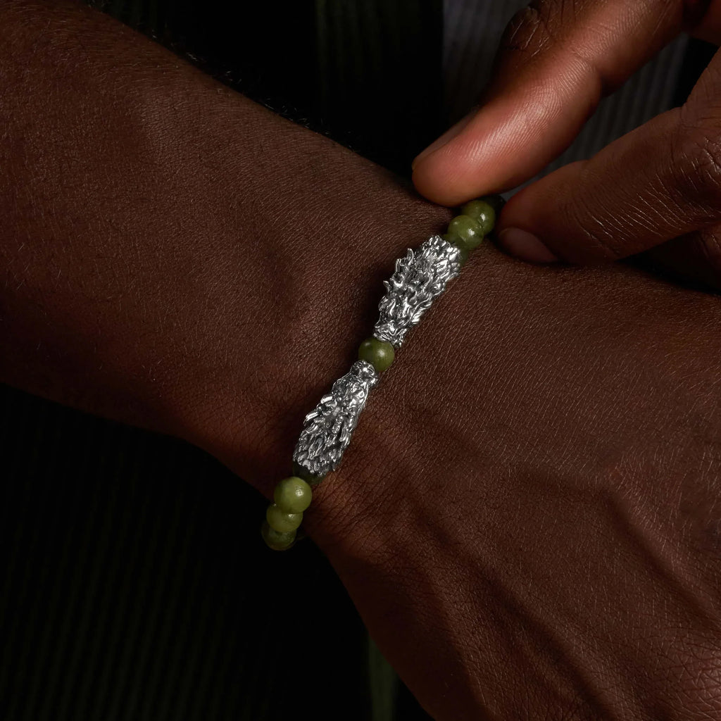 Dragon's Valor Jade Bracelet