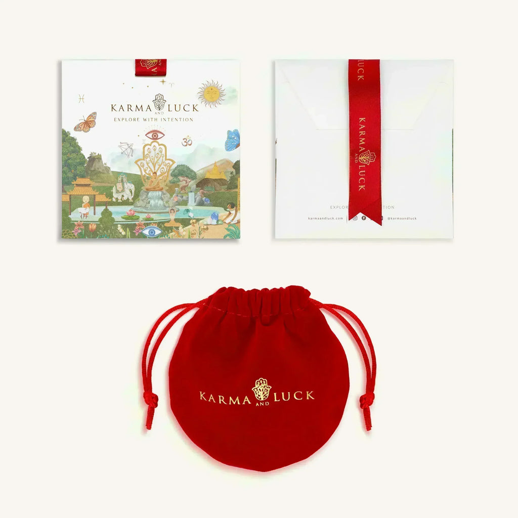 Spiritual Essence - Red String Evil Eye Charm Bracelet