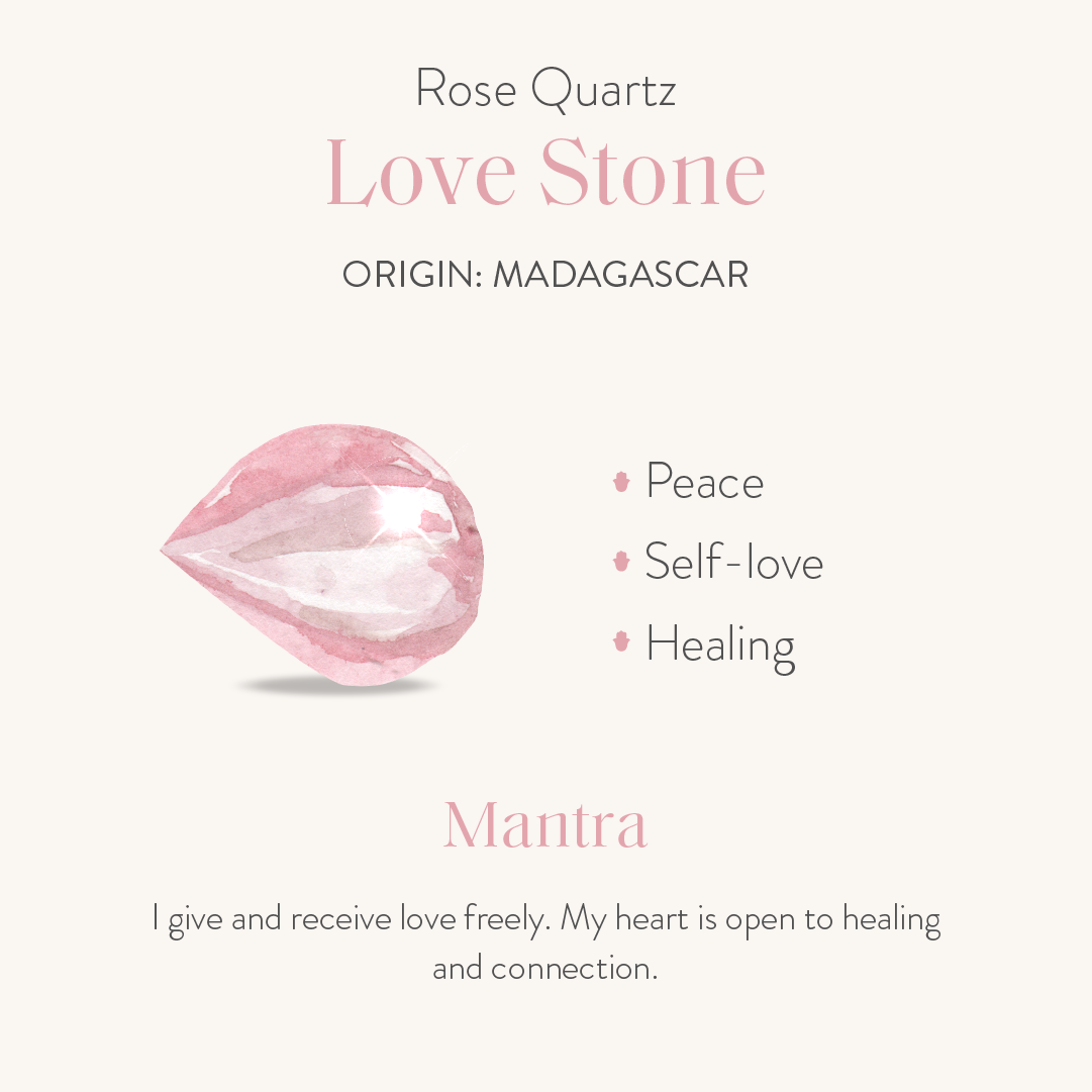 Loyal Support - Rose Quartz Diamond Cross Bracelet