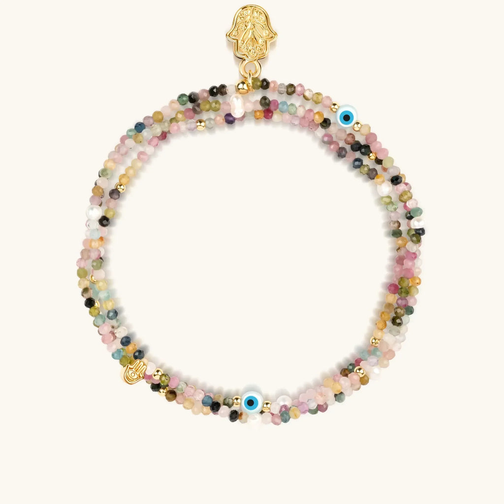 Balanced Spirit - Pink Tourmaline October Birthstone Wrap