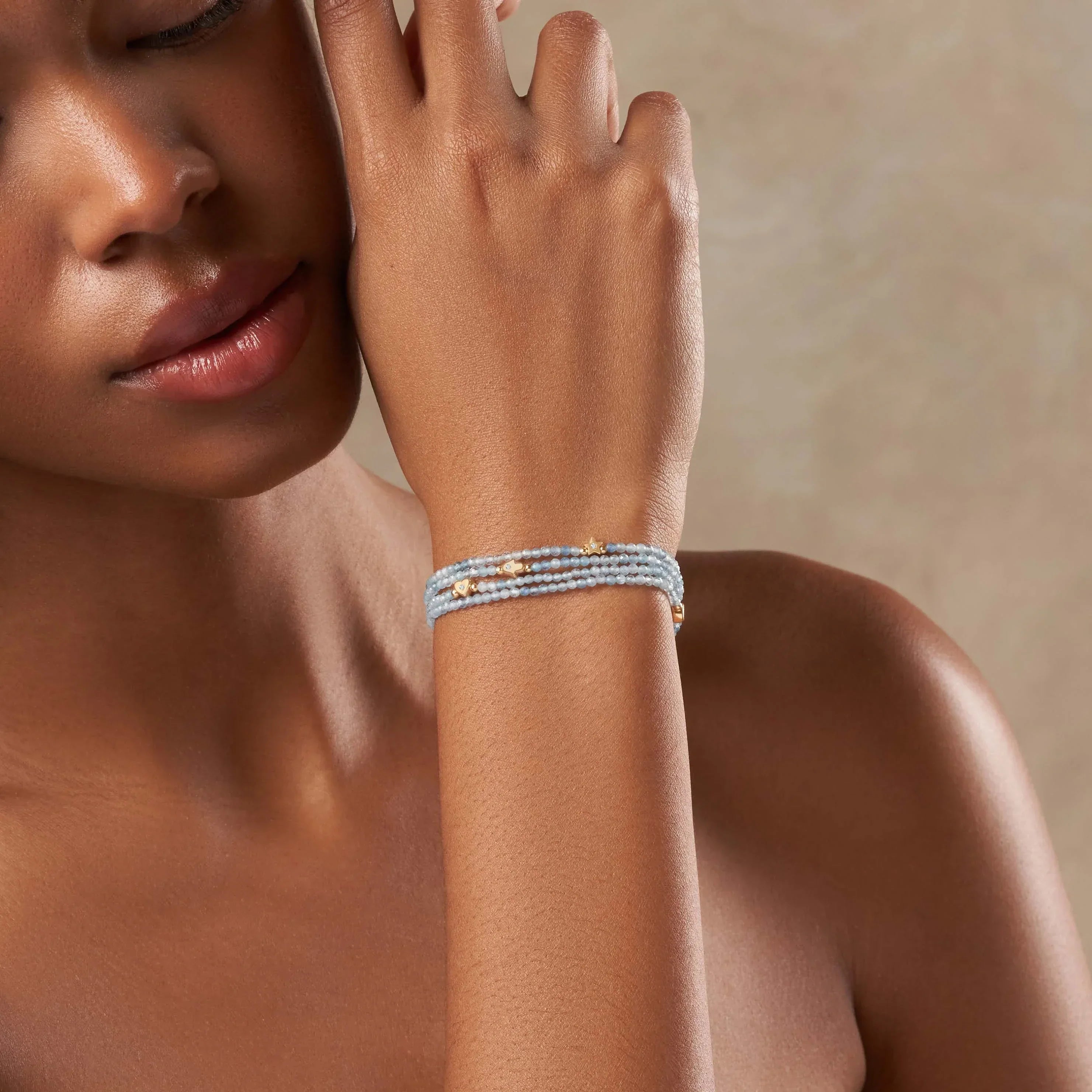 Hidden Depths - Aquamarine Bracelet