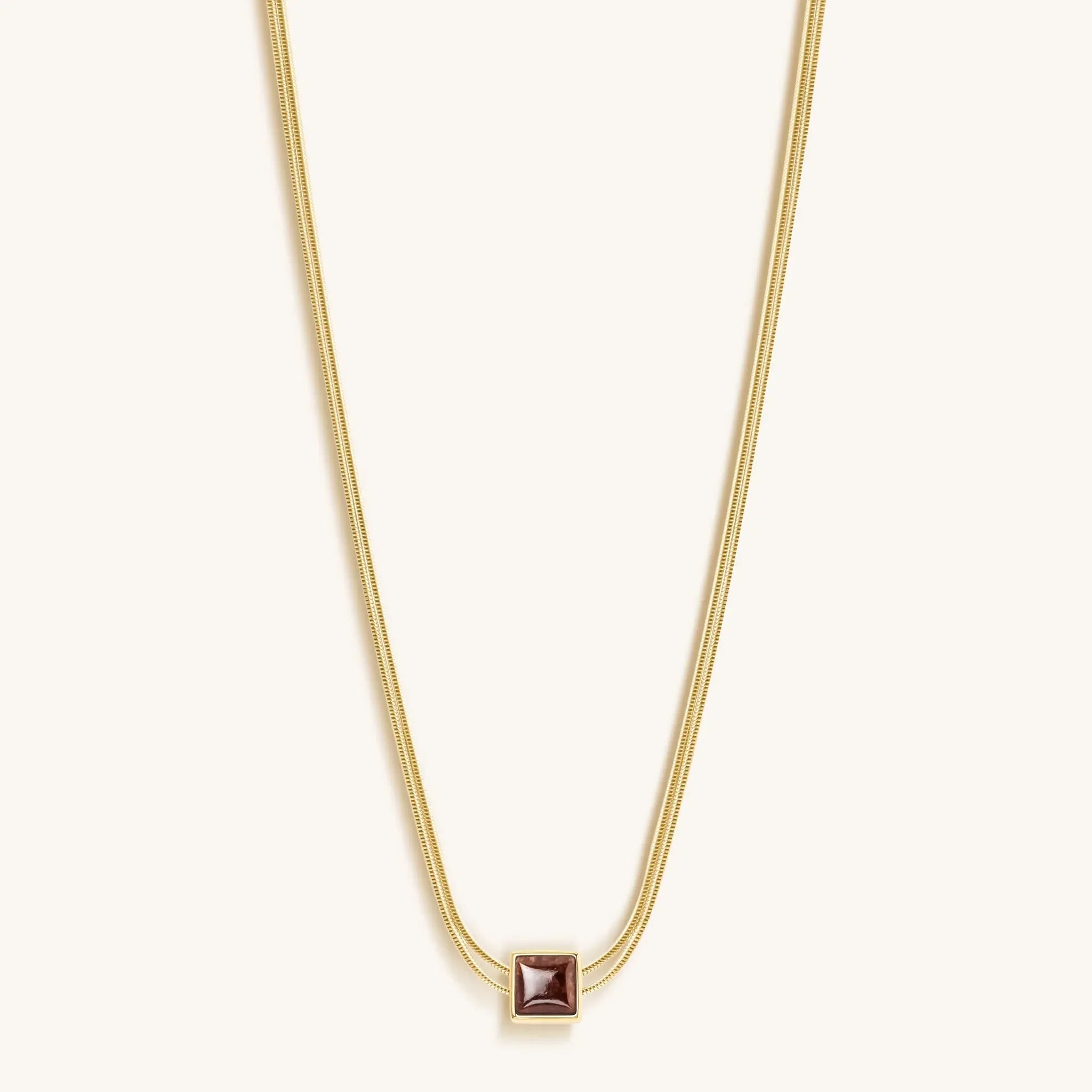 Love & Cherish - Ruby Evil Eye July Birthstone Necklace