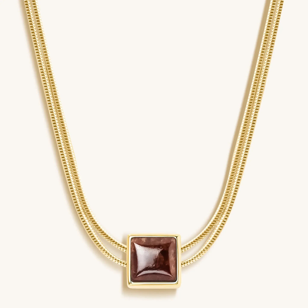 Love & Cherish - Ruby Evil Eye July Birthstone Necklace