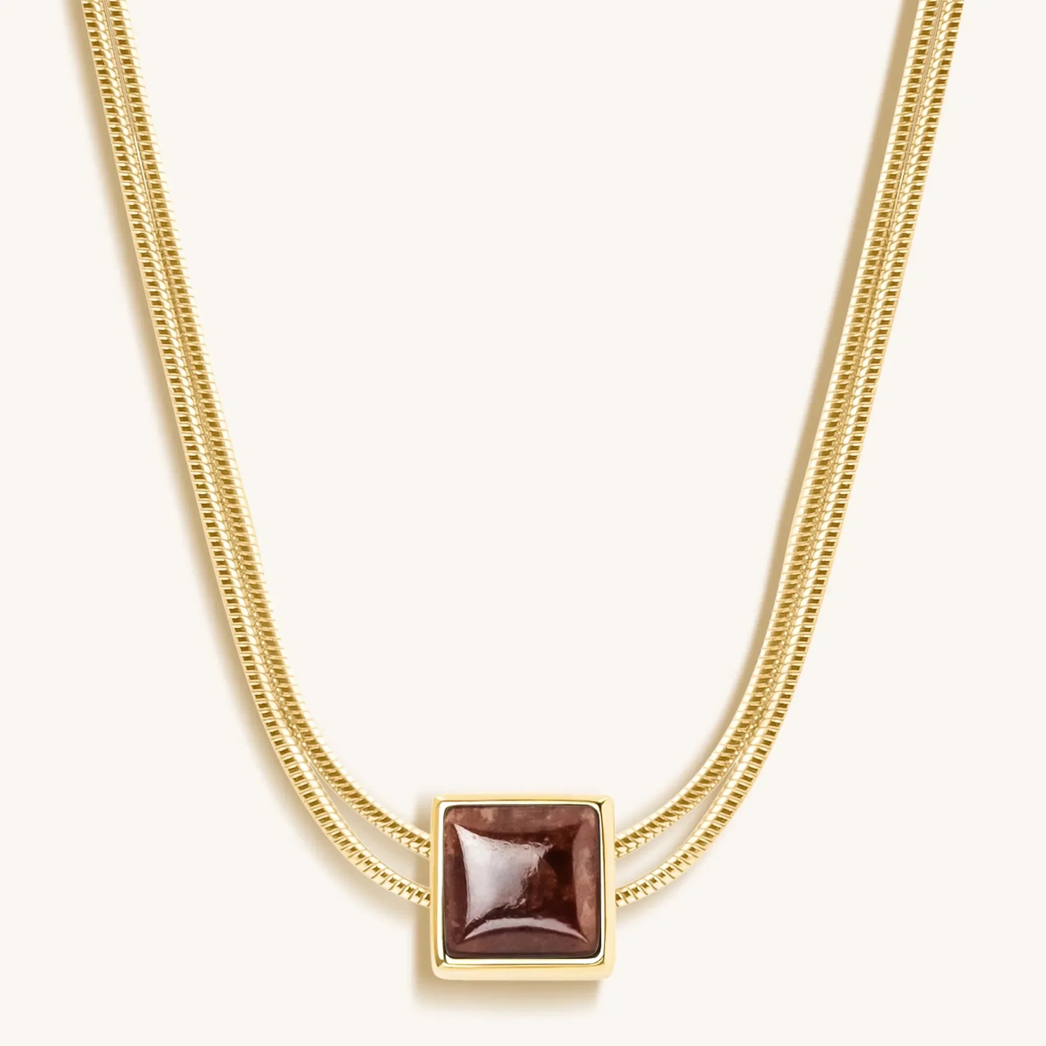 Love & Cherish - Ruby Evil Eye July Birthstone Necklace