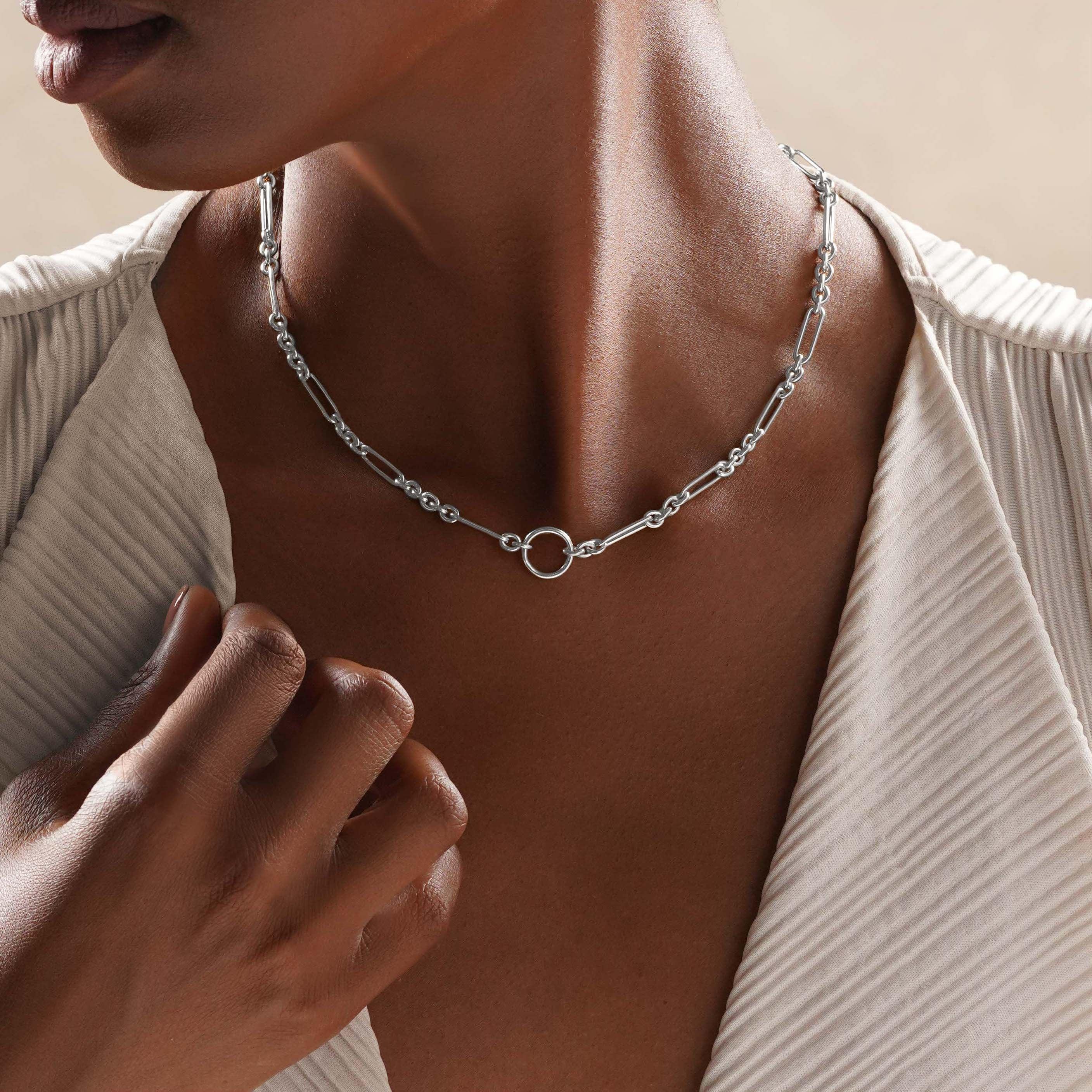 Celestial Ties - Silver Necklace