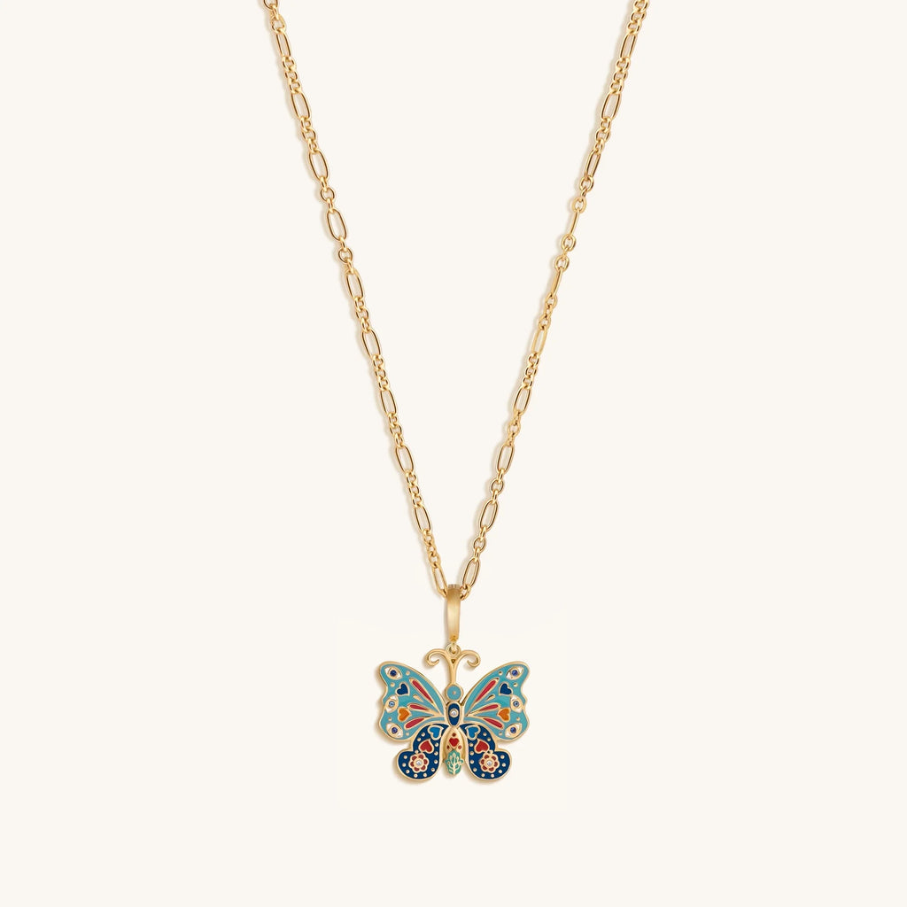 LIMITED EDITION: Vibrant Awakening Butterfly Charm Necklace