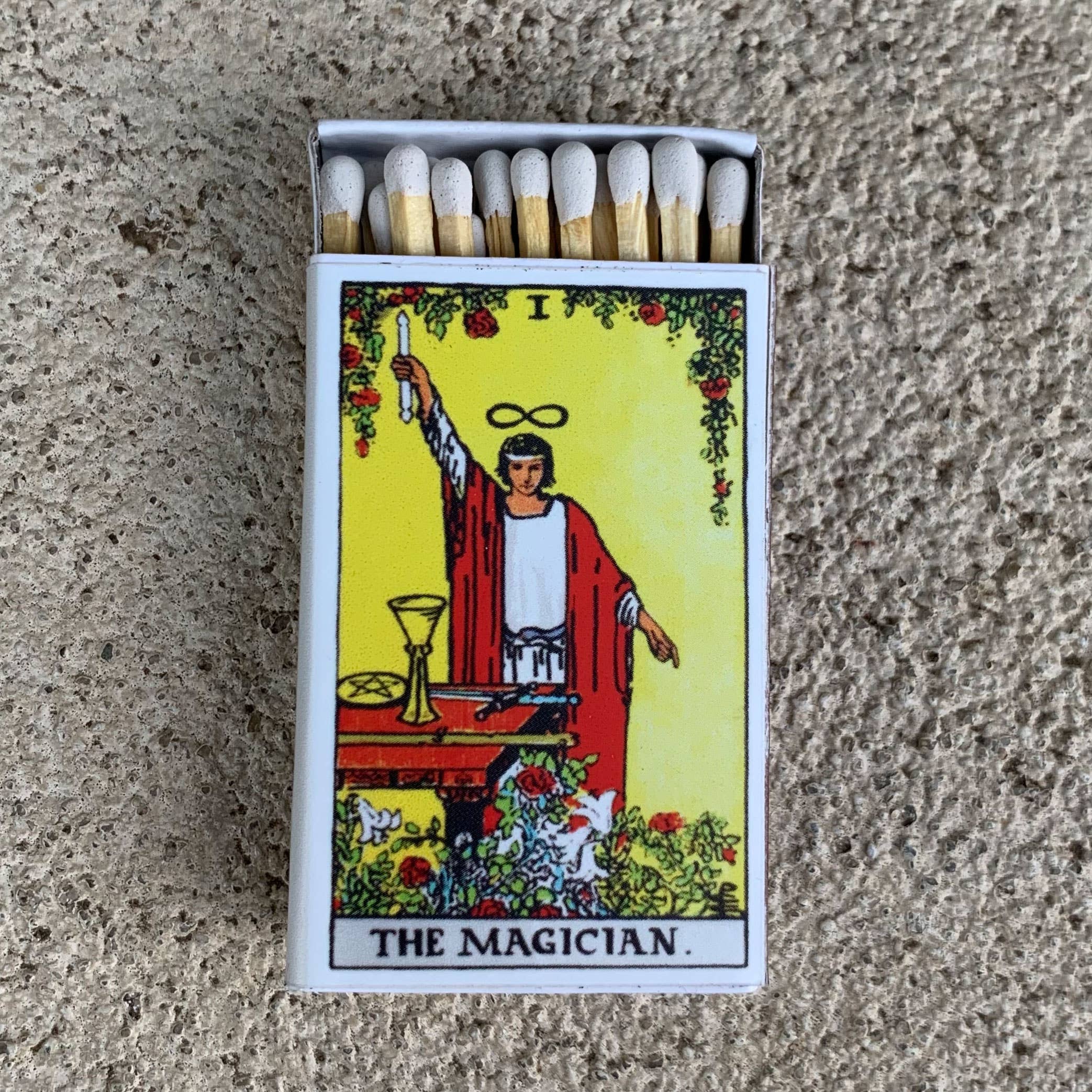 Tarot Matchbox - The Magician • Accessories for your candles