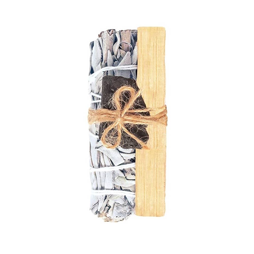 White Sage, Black Tourmaline and Palo Santo Bundle