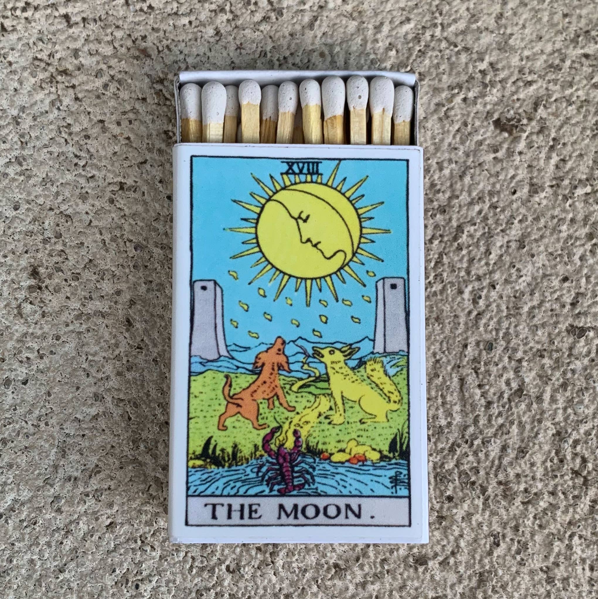 Tarot Matchbox - The Moon • Accessories for your Candles