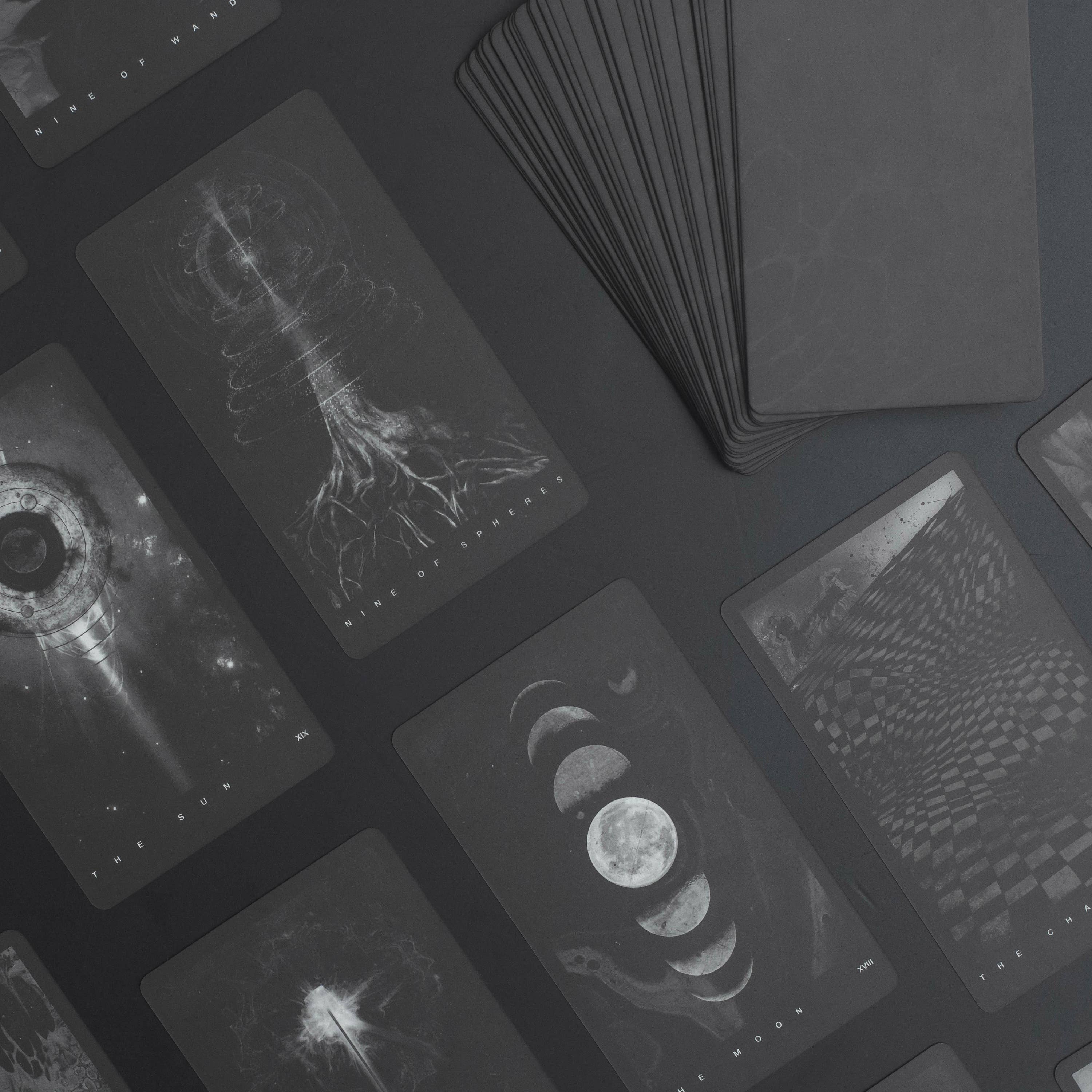 The Black Tarot Modern Tarot Cards Deck