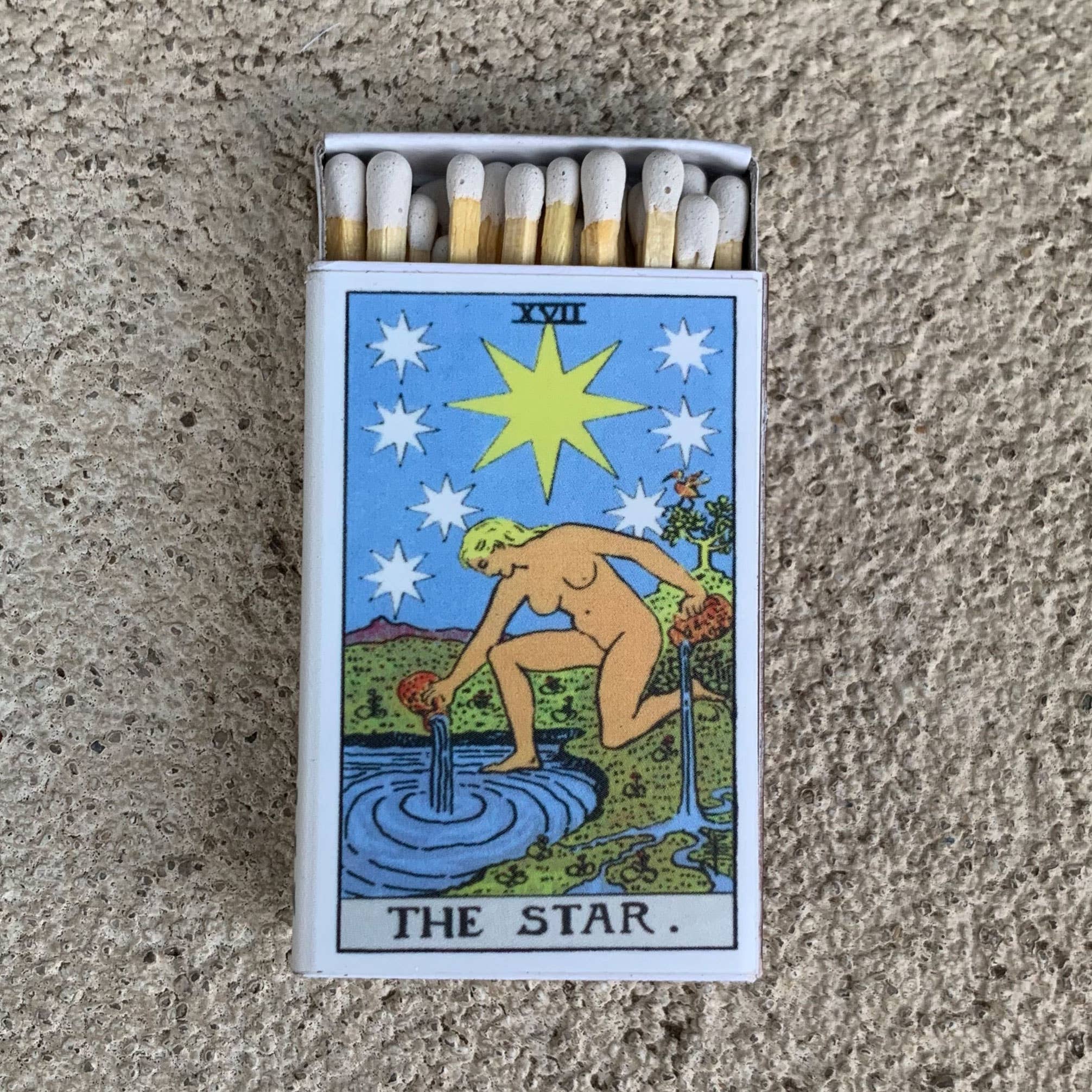 Tarot Matchbox - The Star • Accessories for your Candles
