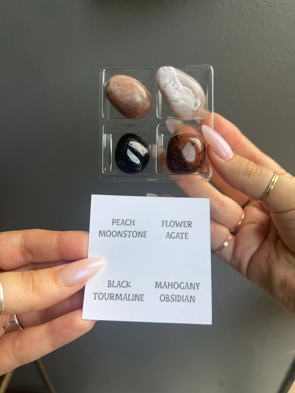 Scorpio Zodiac Tumbled Crystal Set - Transformation