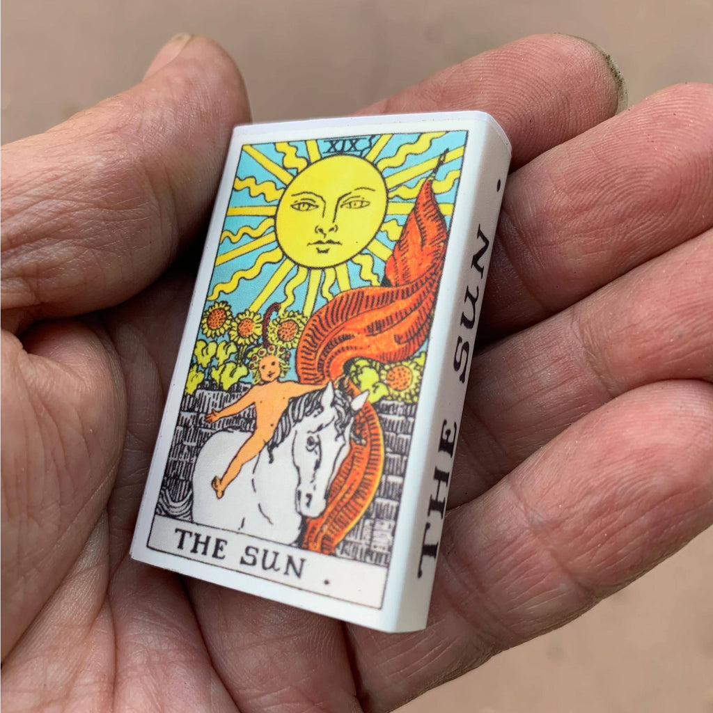 Tarot Matchbox - The Sun • Decorative Matches • Candle Acc