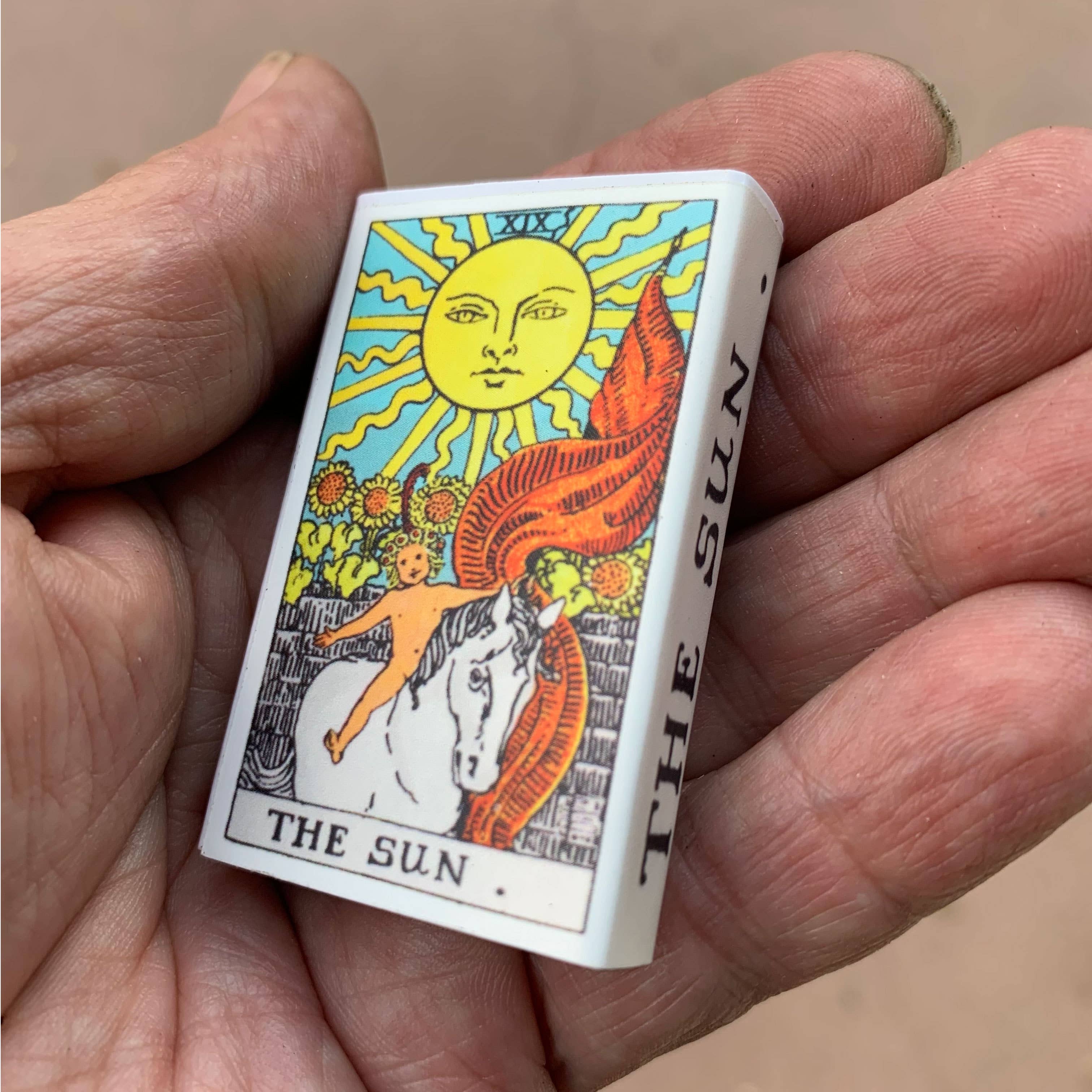 Tarot Matchbox - The Sun • Decorative Matches • Candle Acc