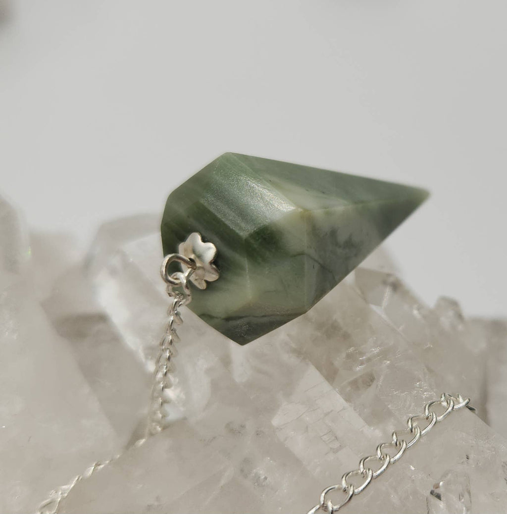 Serpentine Pendulum w/Silver Plated Chain