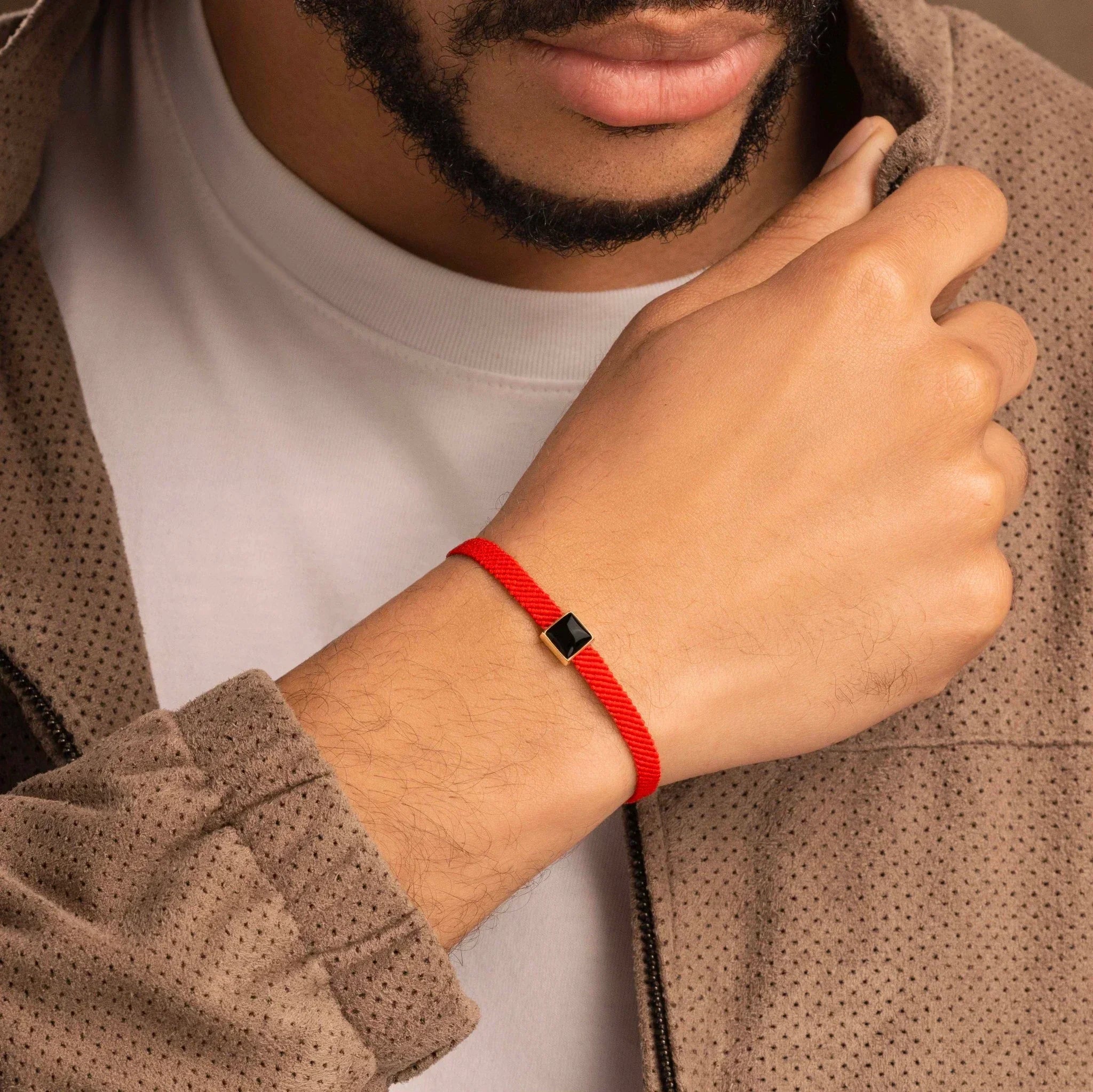Vibrant Vision - Onyx Magnetic Red Bracelet
