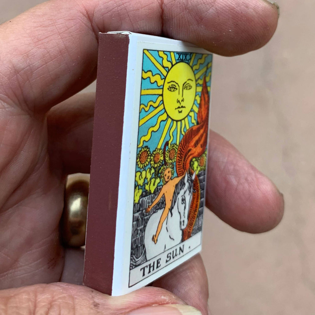 Tarot Matchbox - The Sun • Decorative Matches • Candle Acc