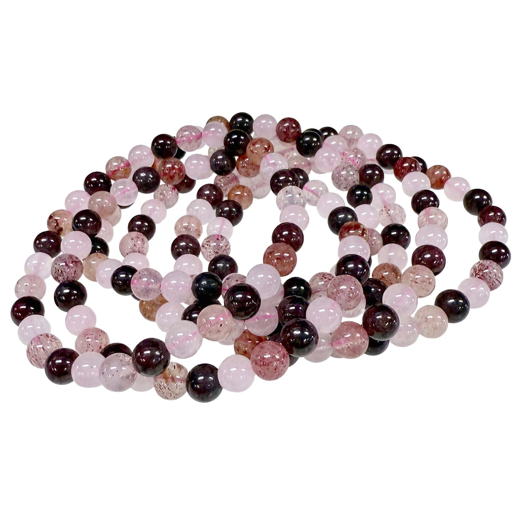 Natural Heart Chakra 6mm 7.5” Crystal Stretc