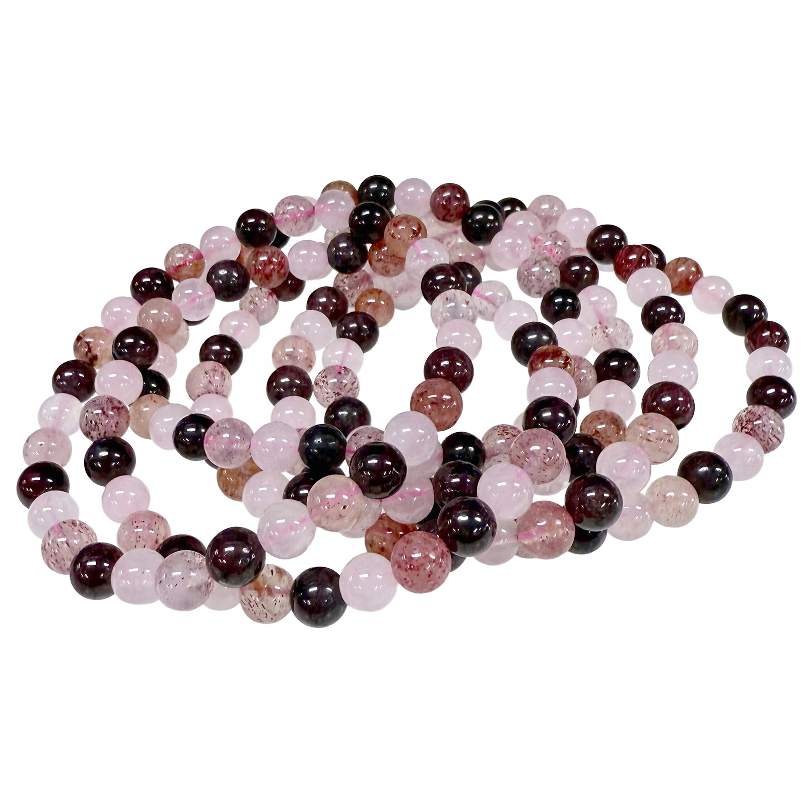 Natural Heart Chakra 6mm 7.5” Crystal Stretc