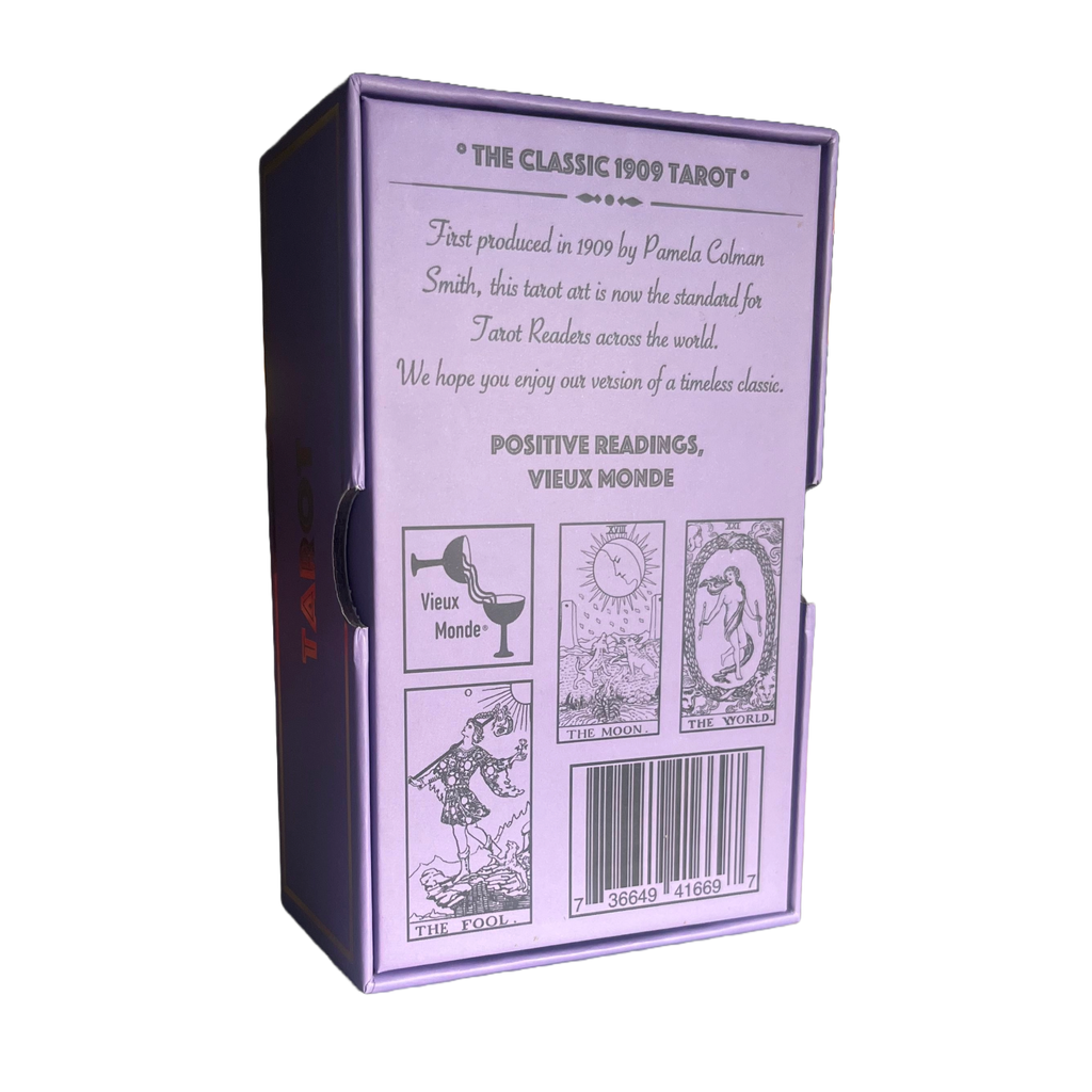 Lavender Gold Foil Tarot & Guide | Classic Tarot Design