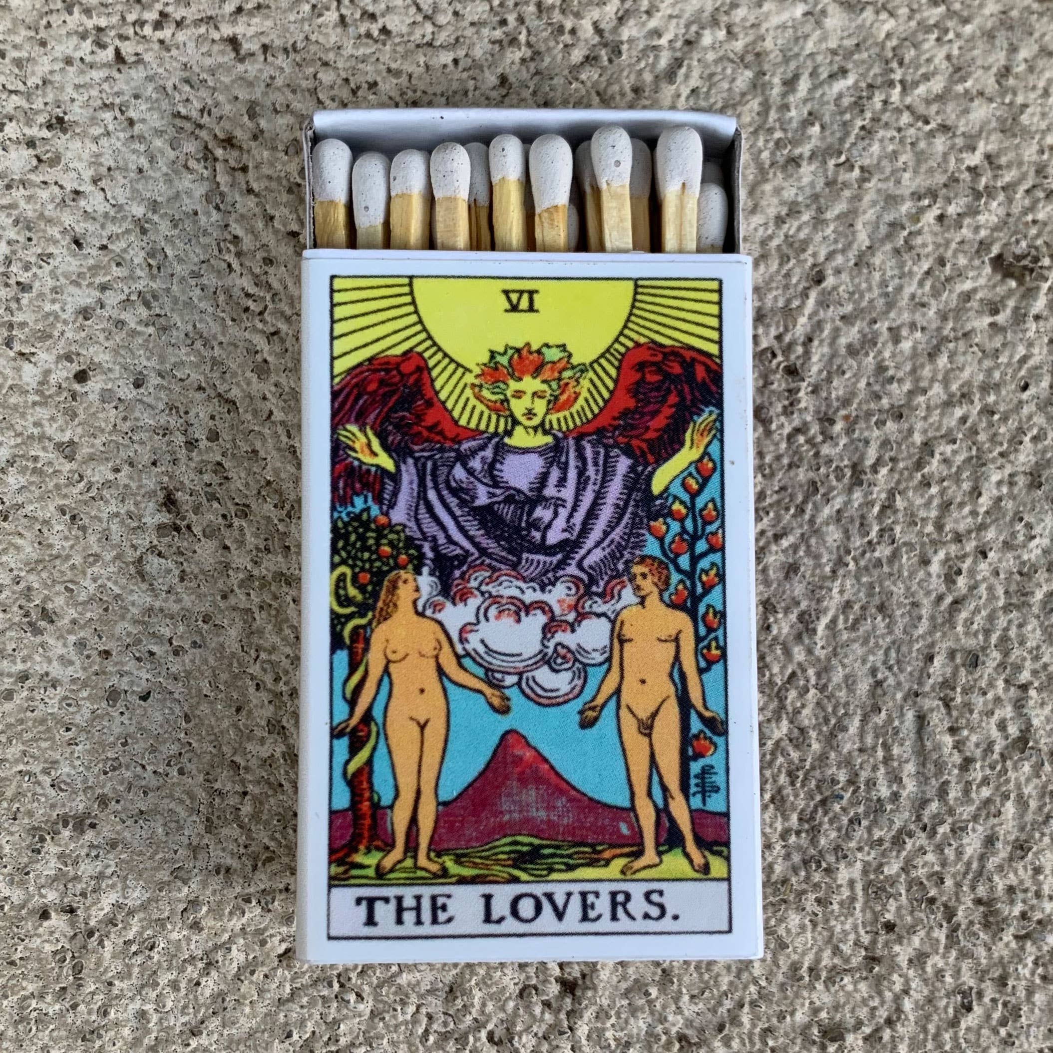 Tarot Matchbox - The Lovers • Accessories for your candles