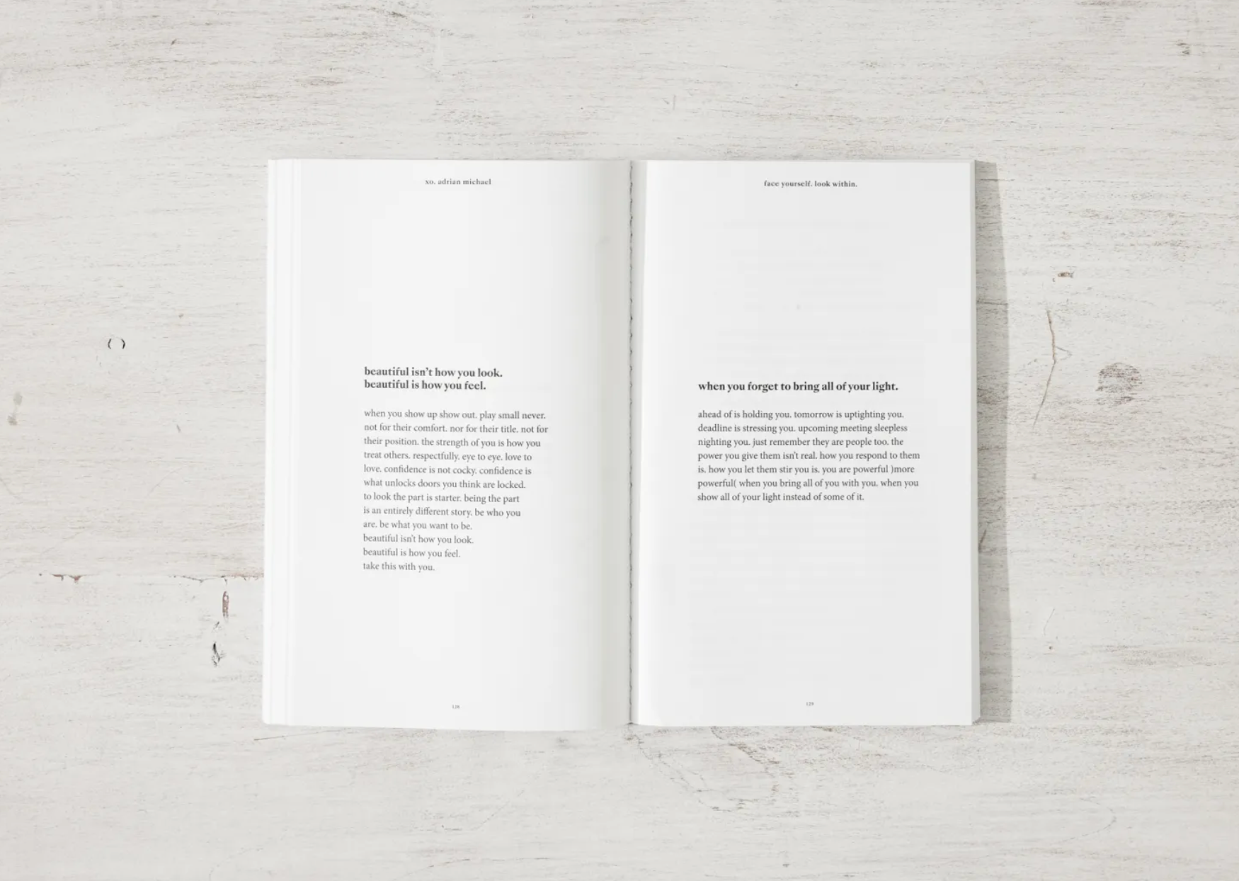 Face Yourself. Look Within. (Book)