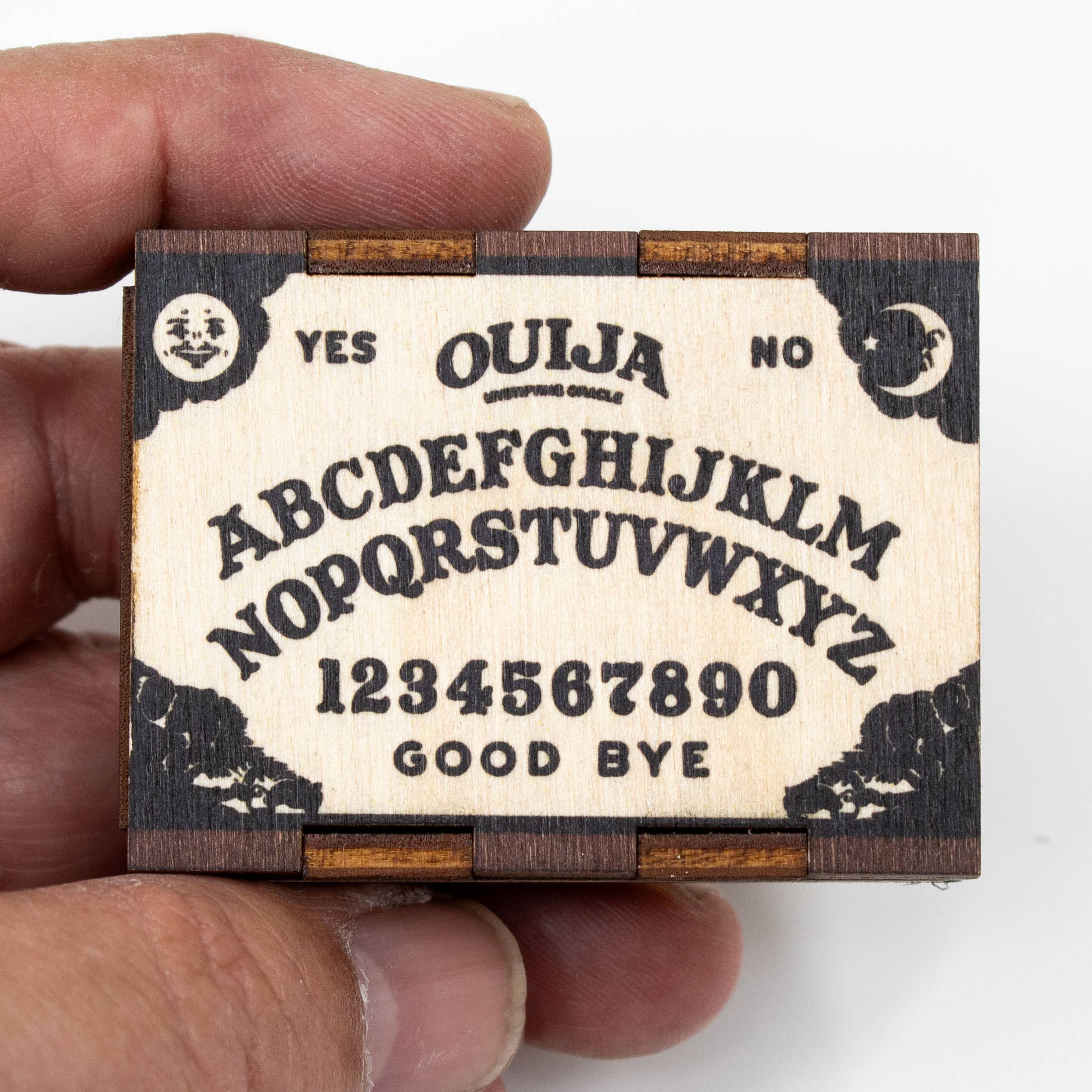 Ouija Board Wooden Matchbox •  Matches • Candle Accessory